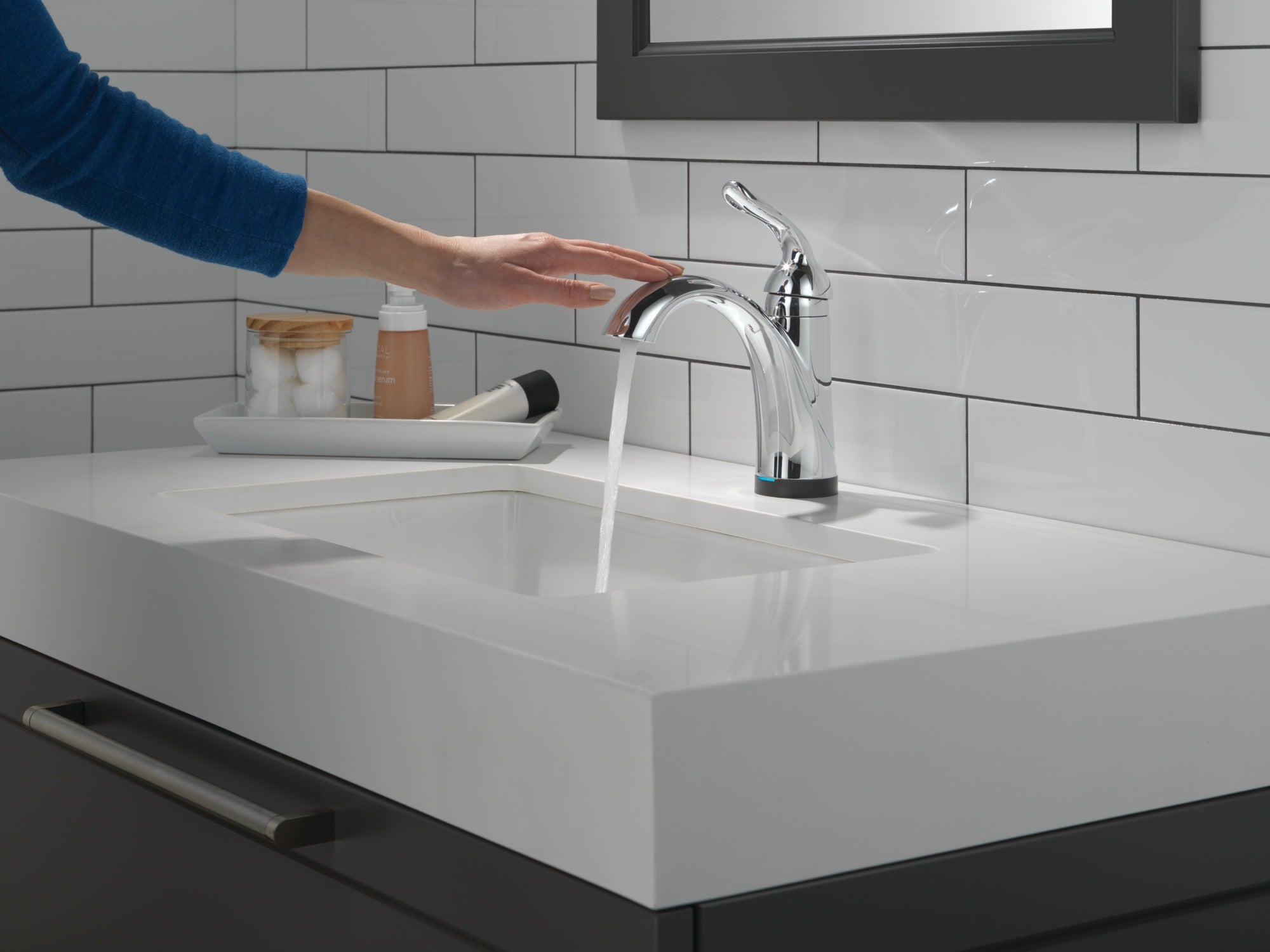 Delta Lahara® Touch2O® Bathroom Faucet with Touchless Technology