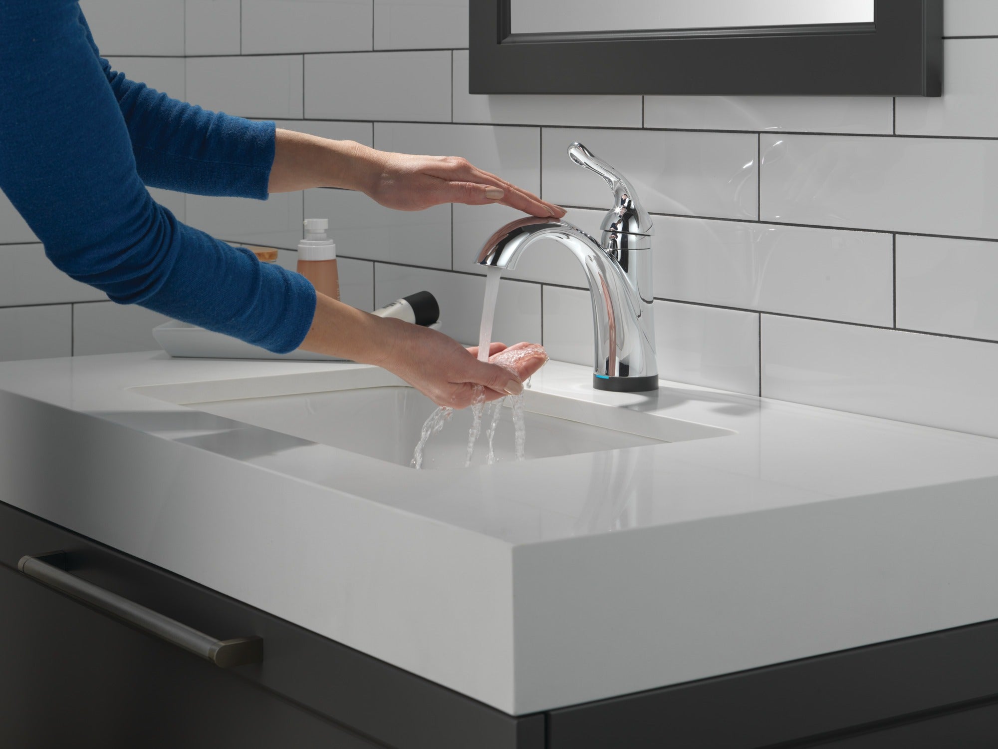 Delta Lahara® Touch2O® Bathroom Faucet with Touchless Technology
