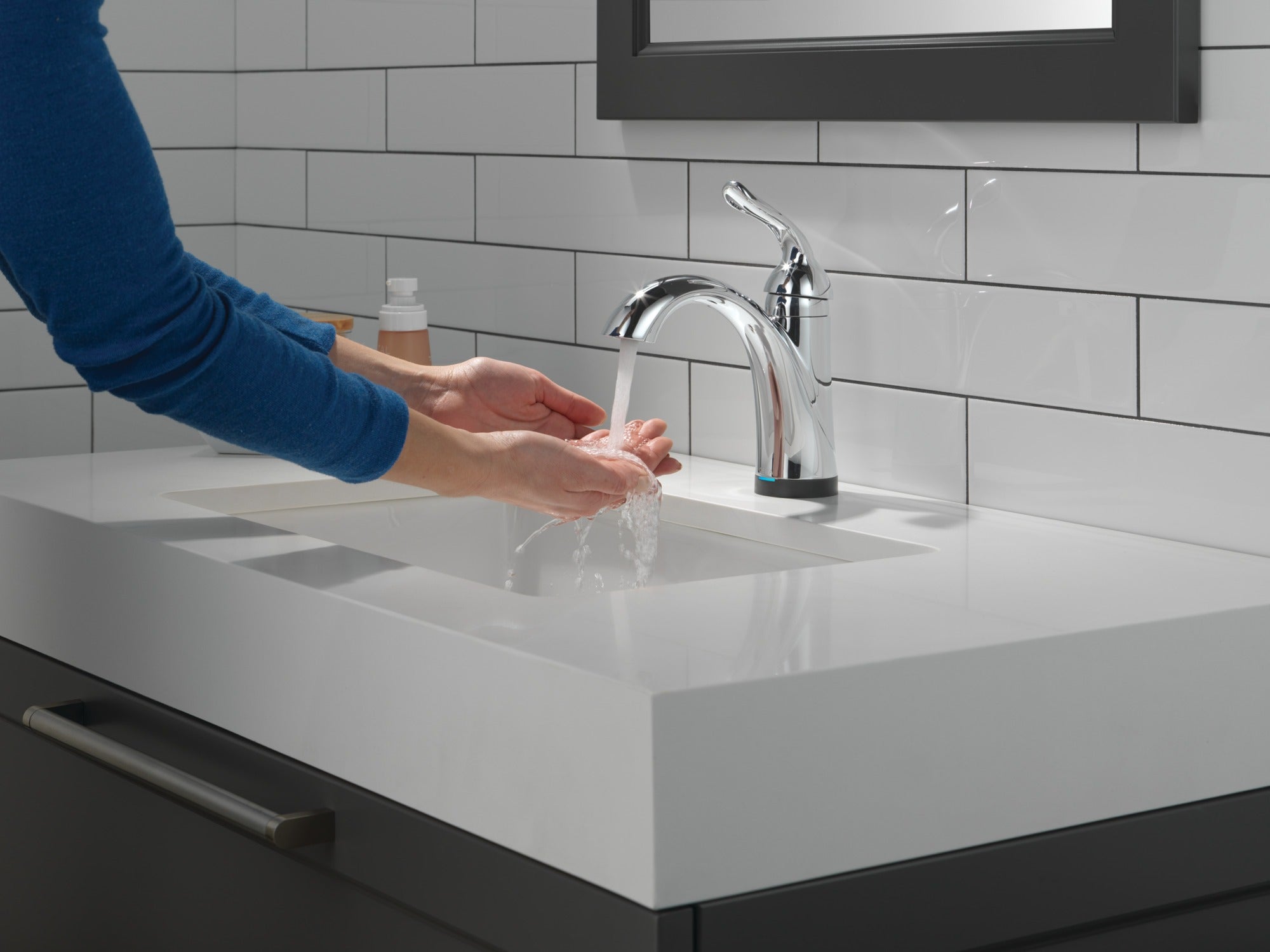 Delta Lahara® Touch2O® Bathroom Faucet with Touchless Technology