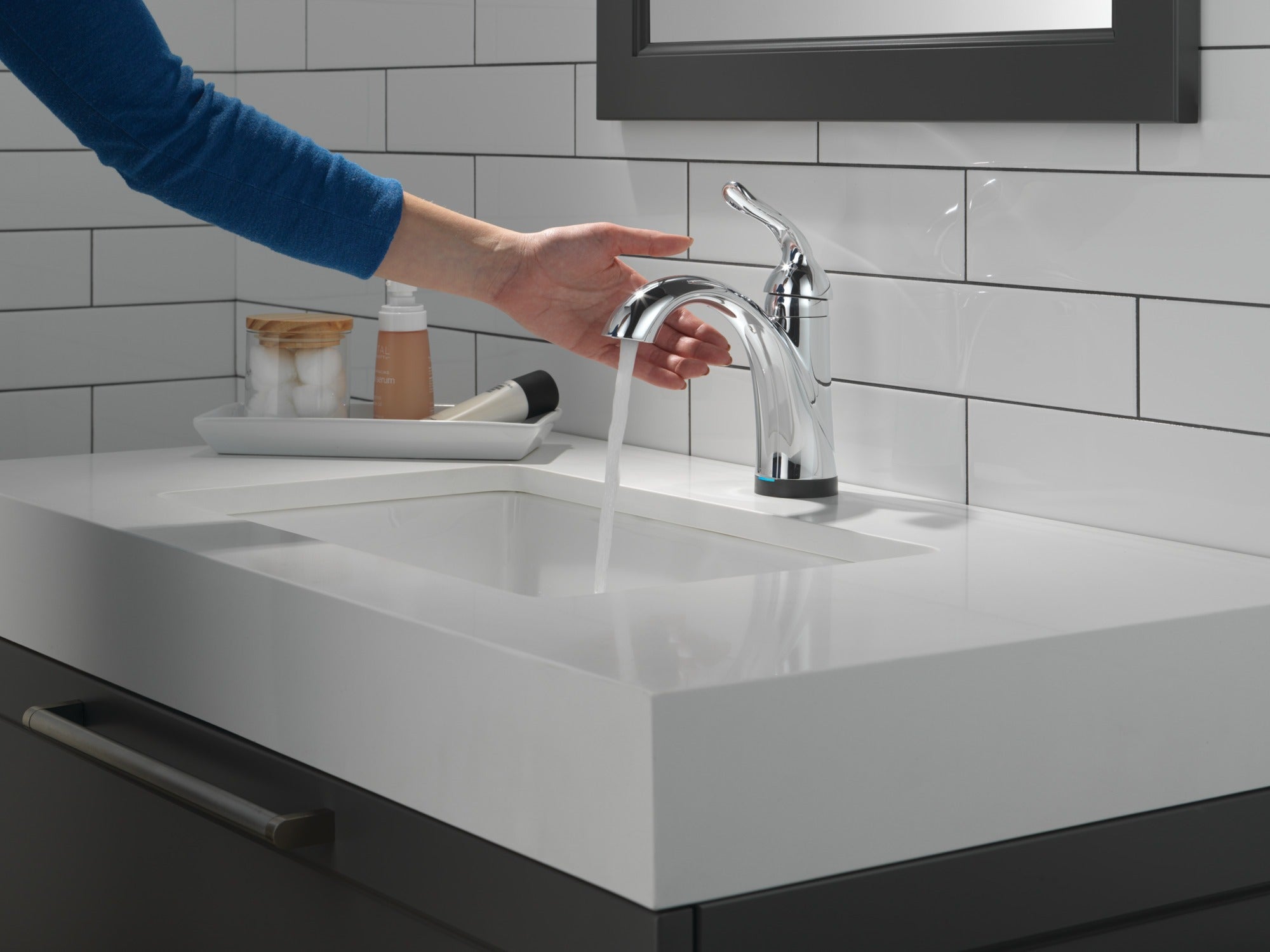 Delta Lahara® Touch2O® Bathroom Faucet with Touchless Technology