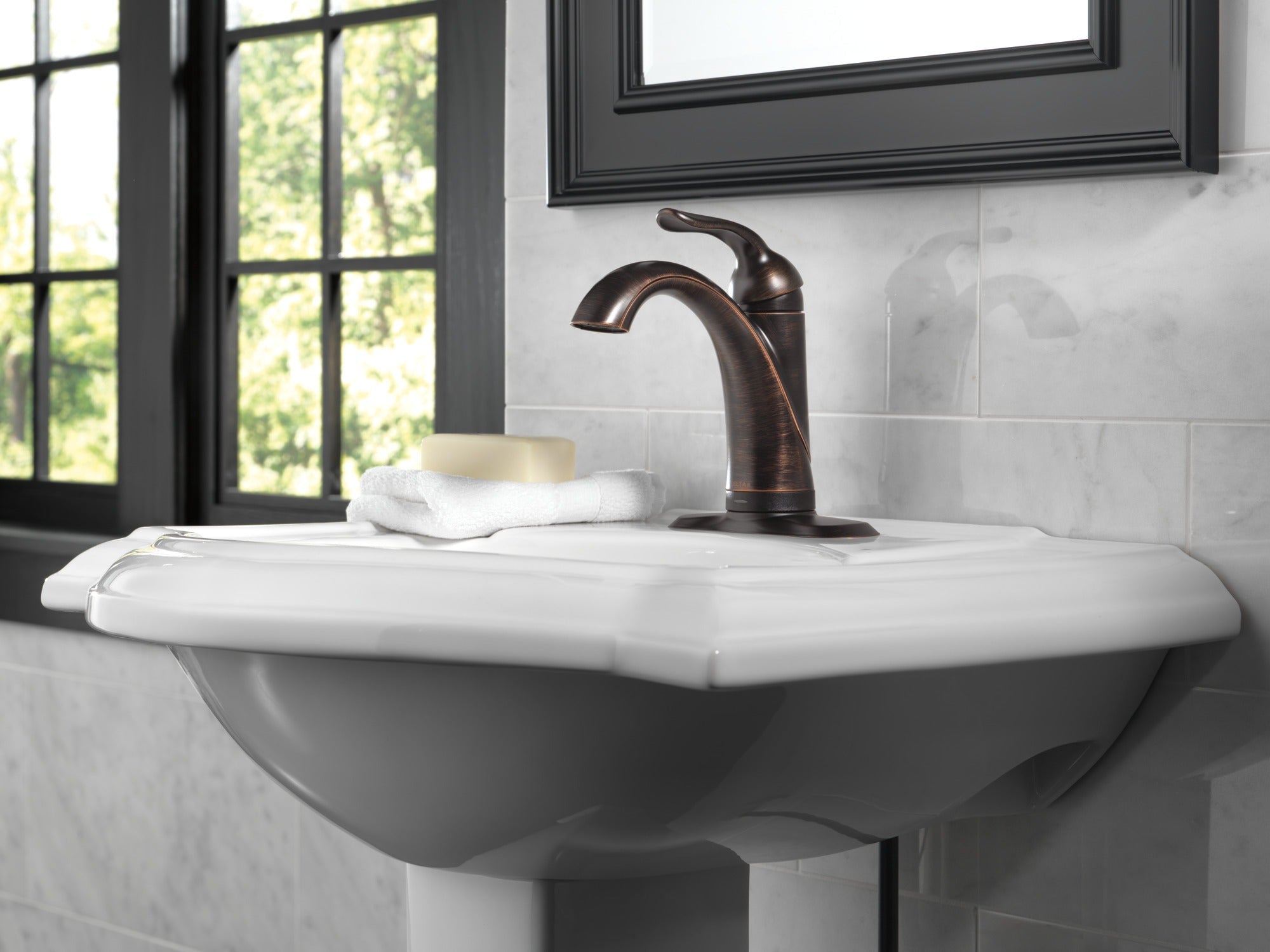 Delta Lahara® Touch2O® Bathroom Faucet with Touchless Technology