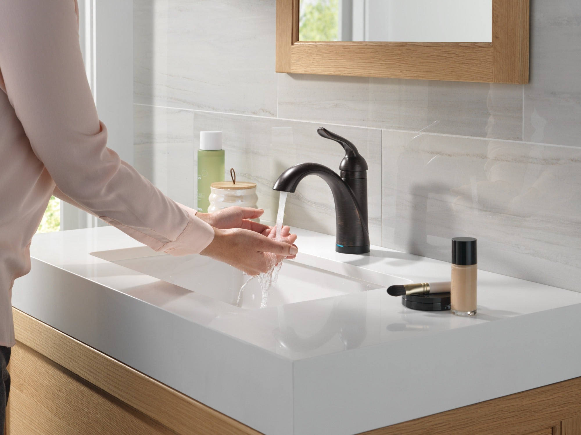 Delta Lahara® Touch2O® Bathroom Faucet with Touchless Technology