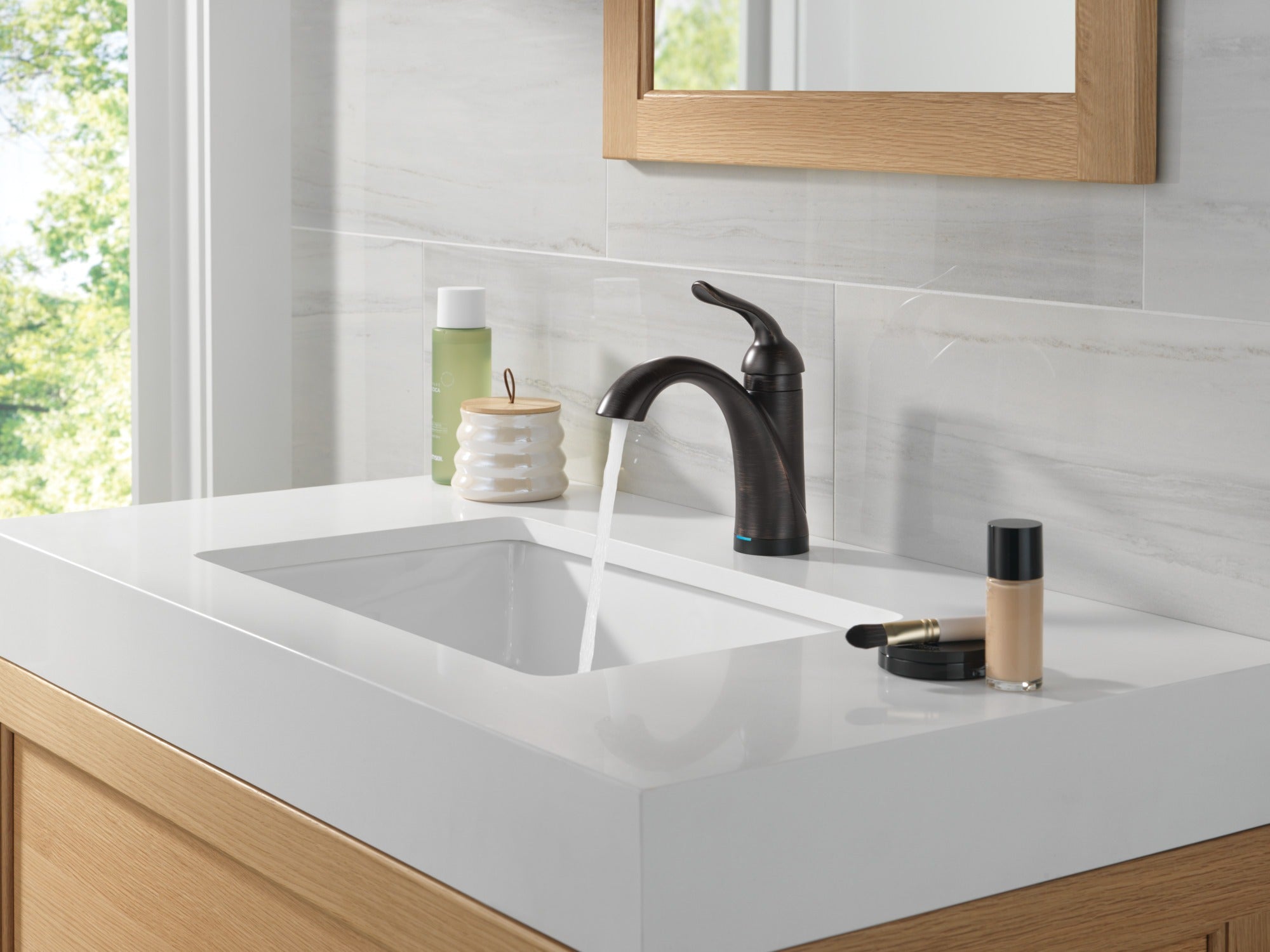 Delta Lahara® Touch2O® Bathroom Faucet with Touchless Technology