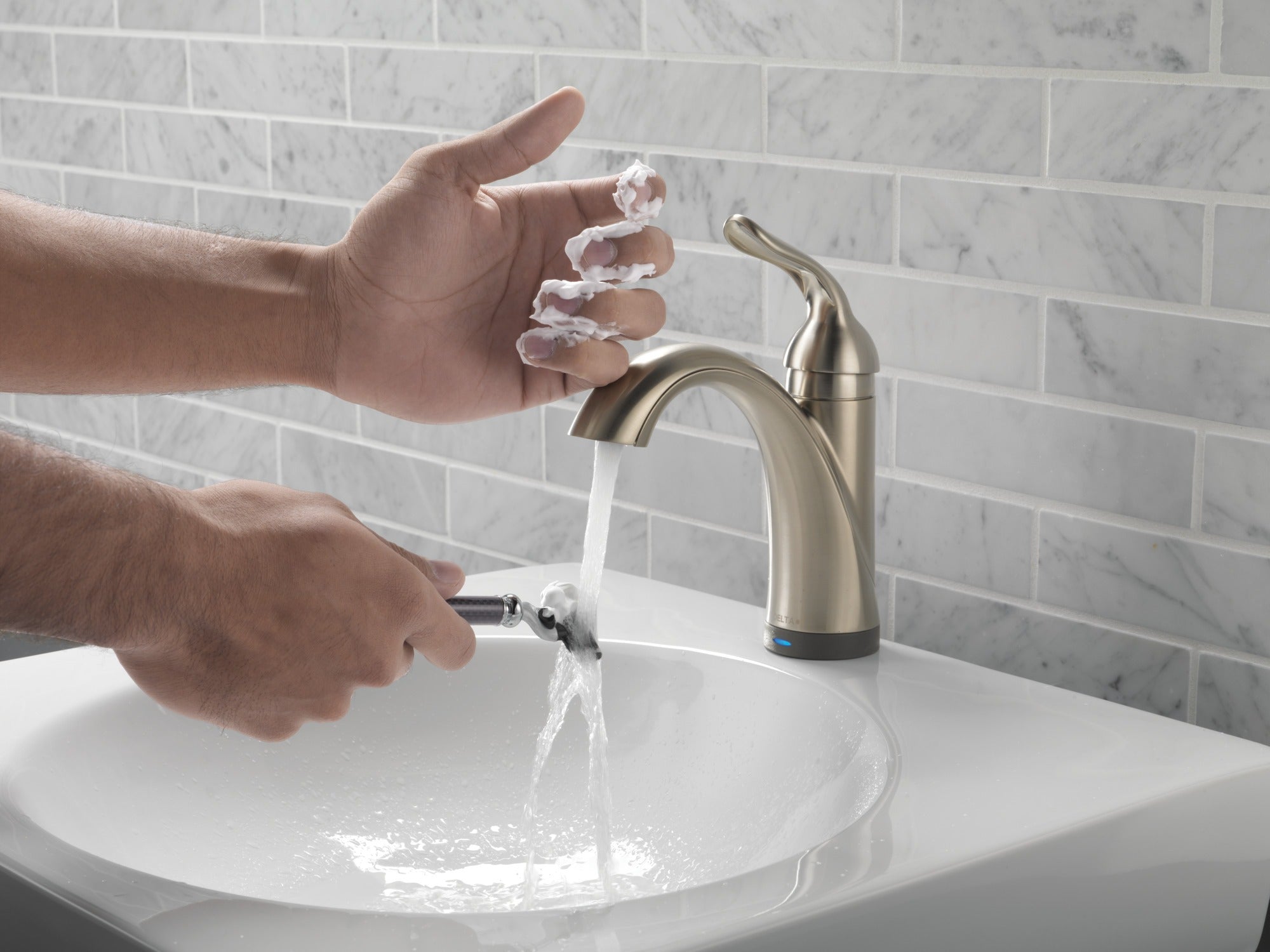Delta Lahara® Touch2O® Bathroom Faucet with Touchless Technology