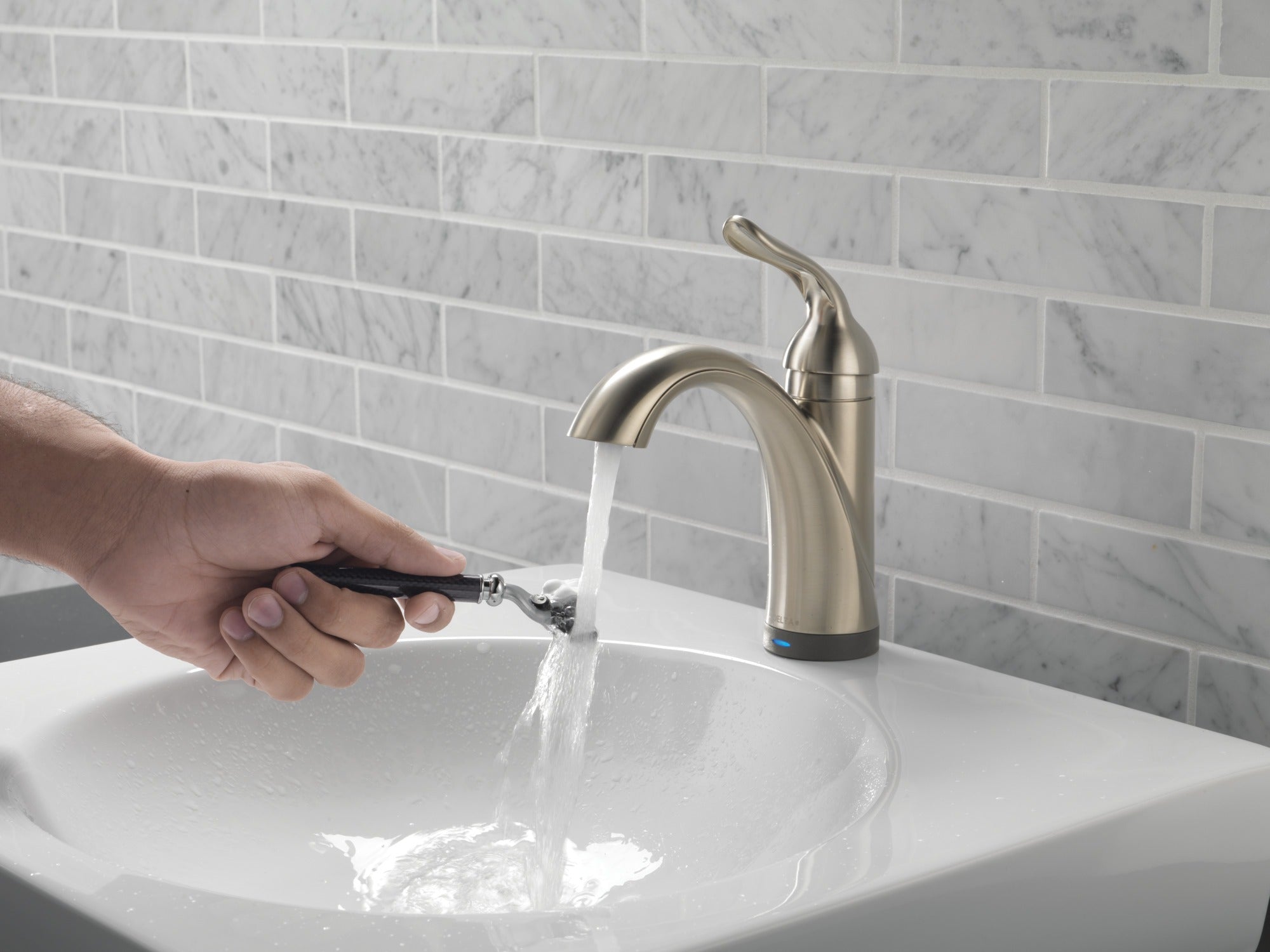 Delta Lahara® Touch2O® Bathroom Faucet with Touchless Technology