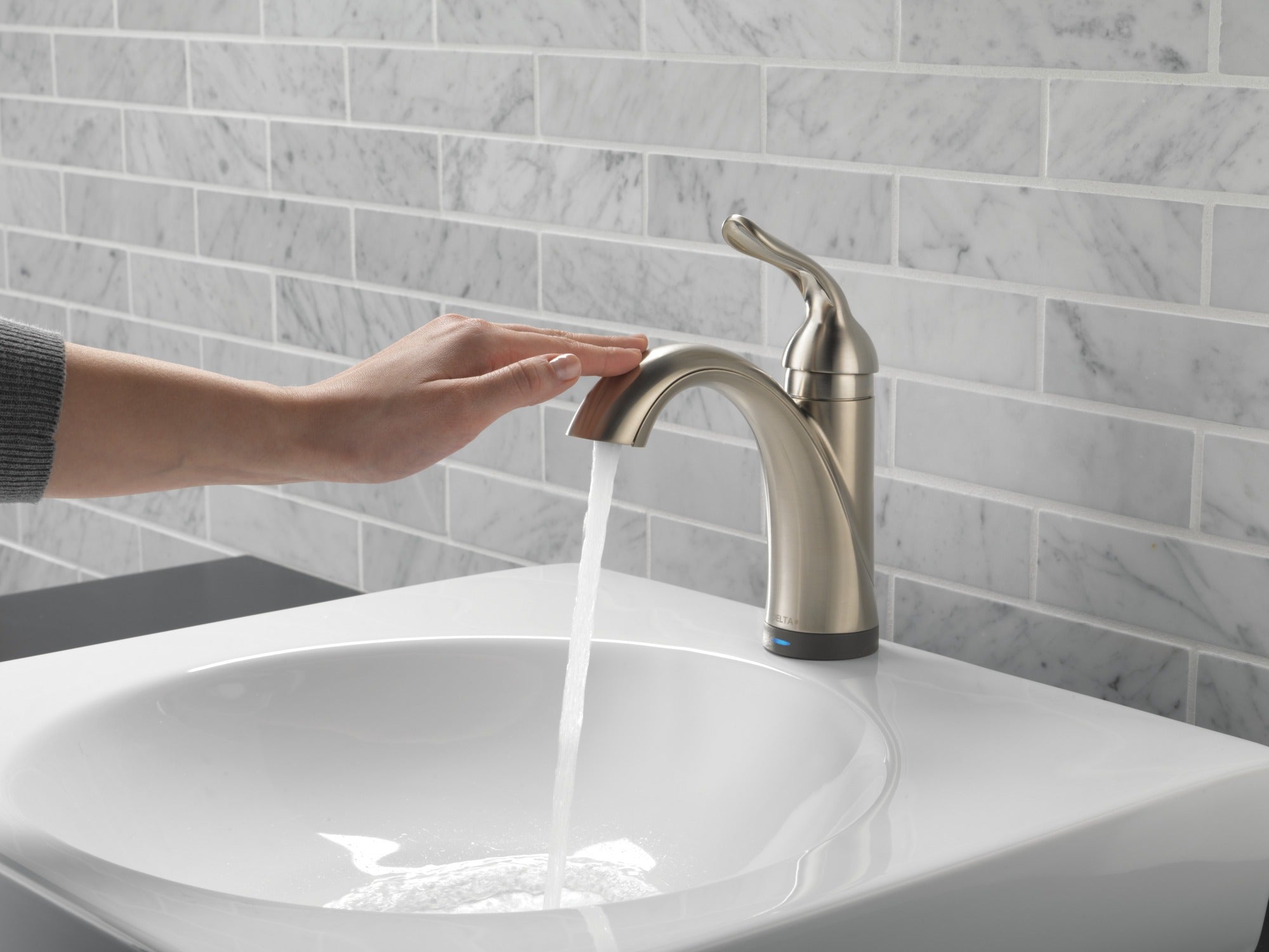 Delta Lahara® Touch2O® Bathroom Faucet with Touchless Technology