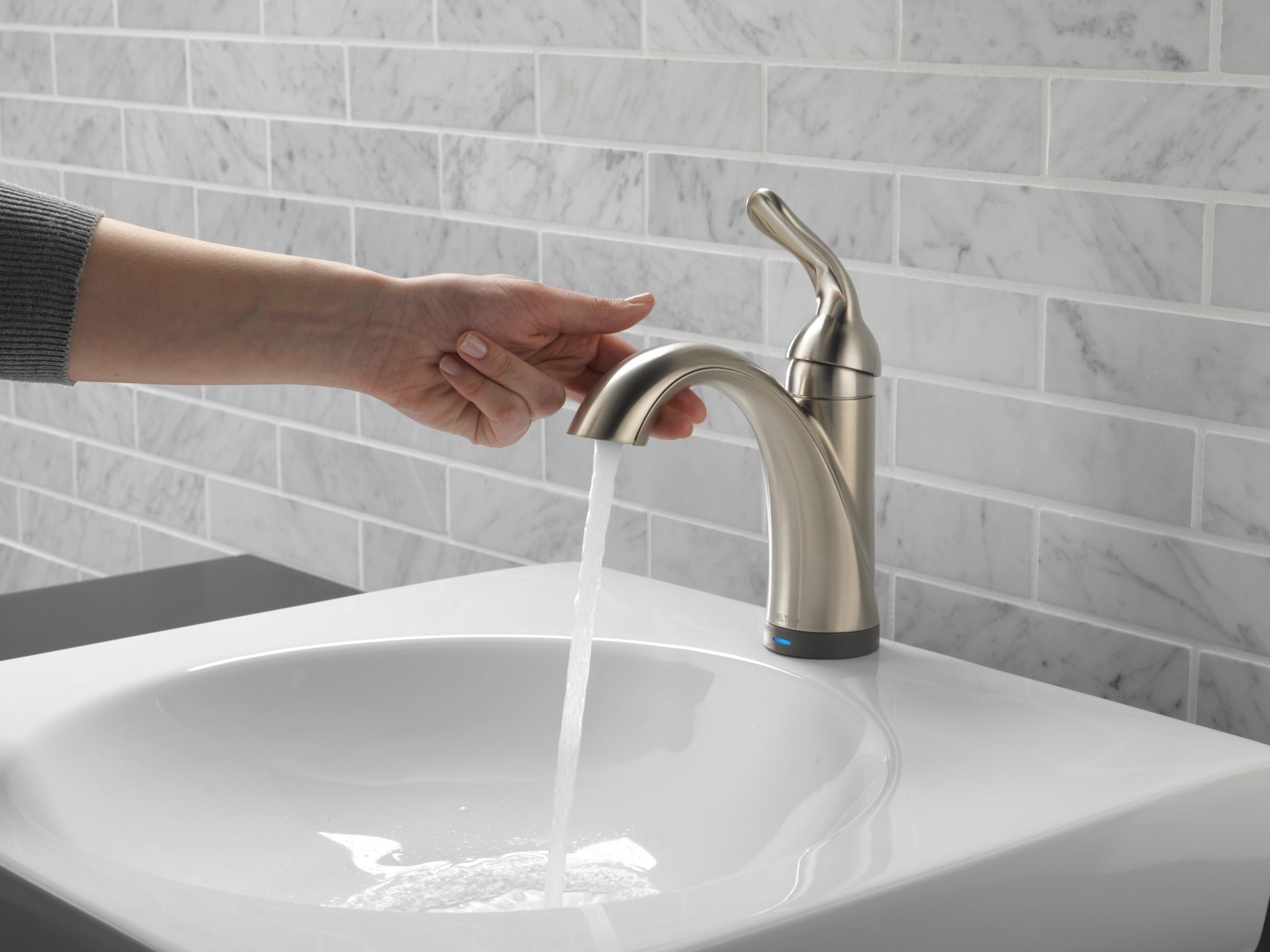 Delta Lahara® Touch2O® Bathroom Faucet with Touchless Technology