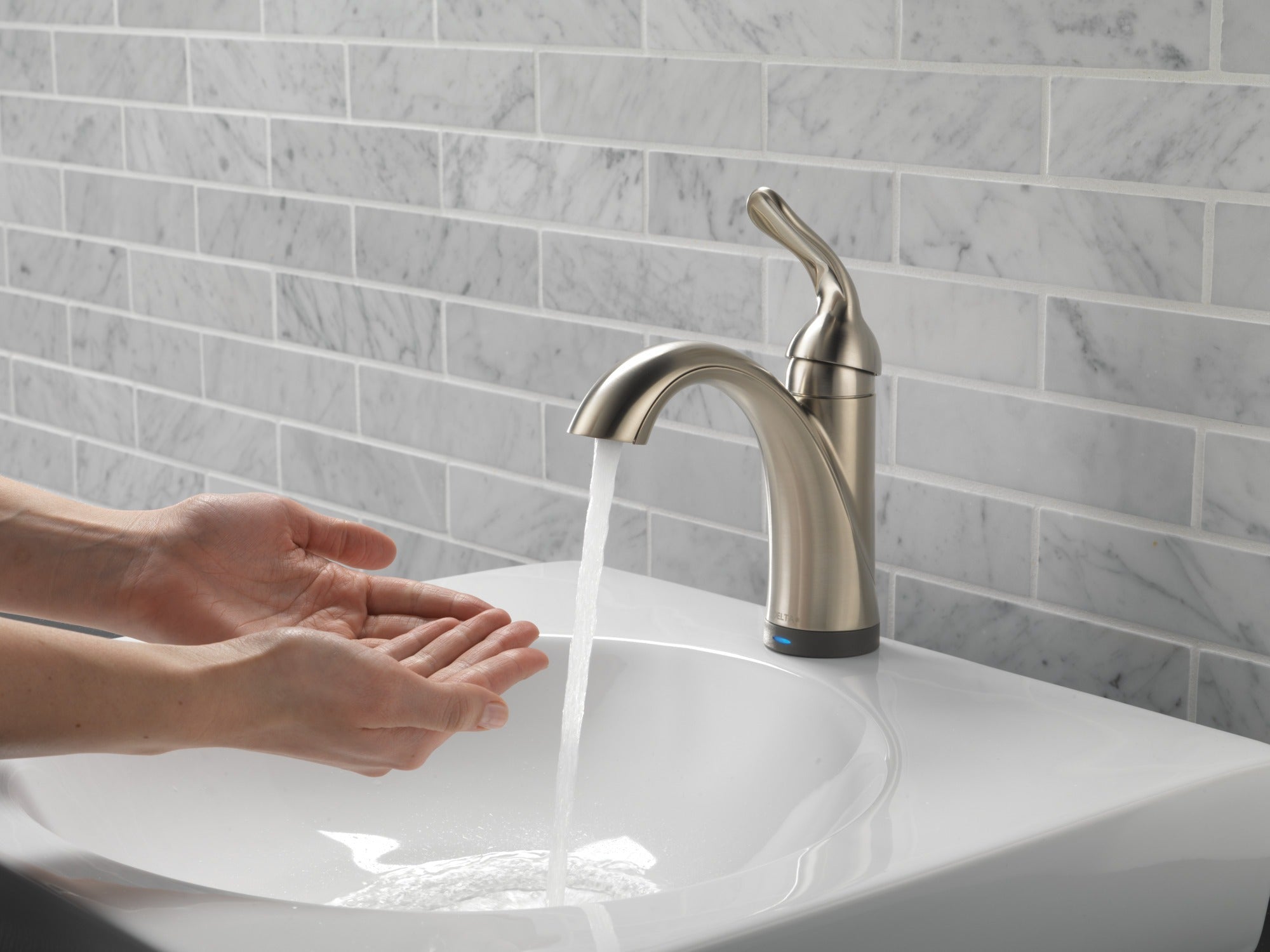 Delta Lahara® Touch2O® Bathroom Faucet with Touchless Technology