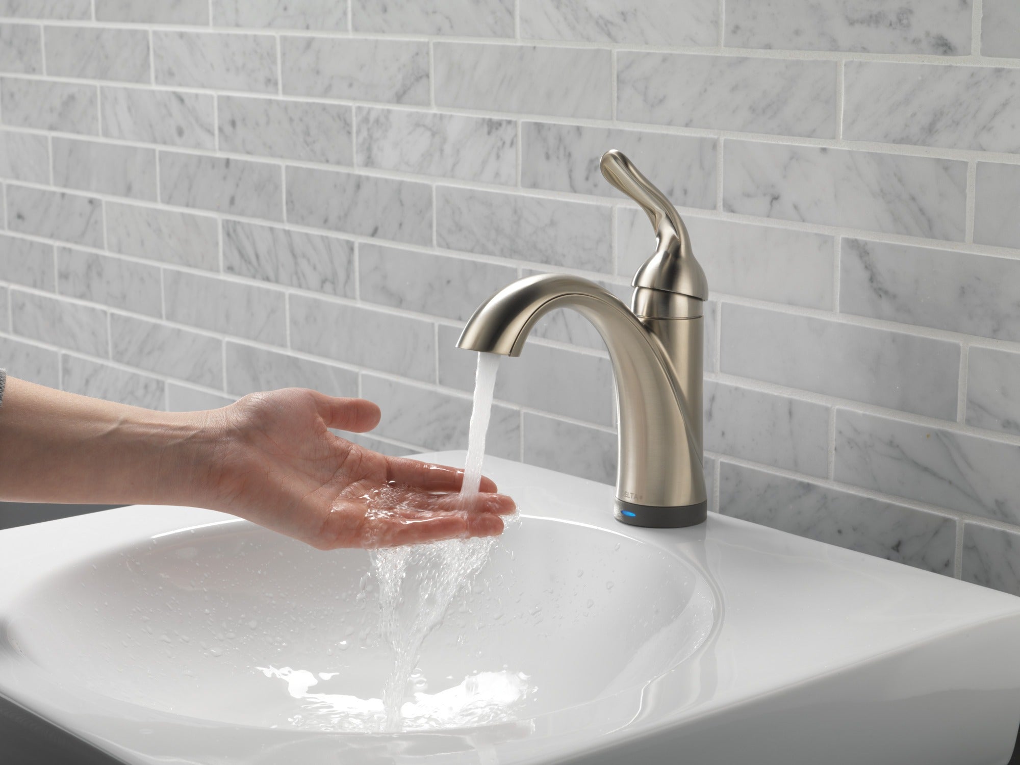 Delta Lahara® Touch2O® Bathroom Faucet with Touchless Technology