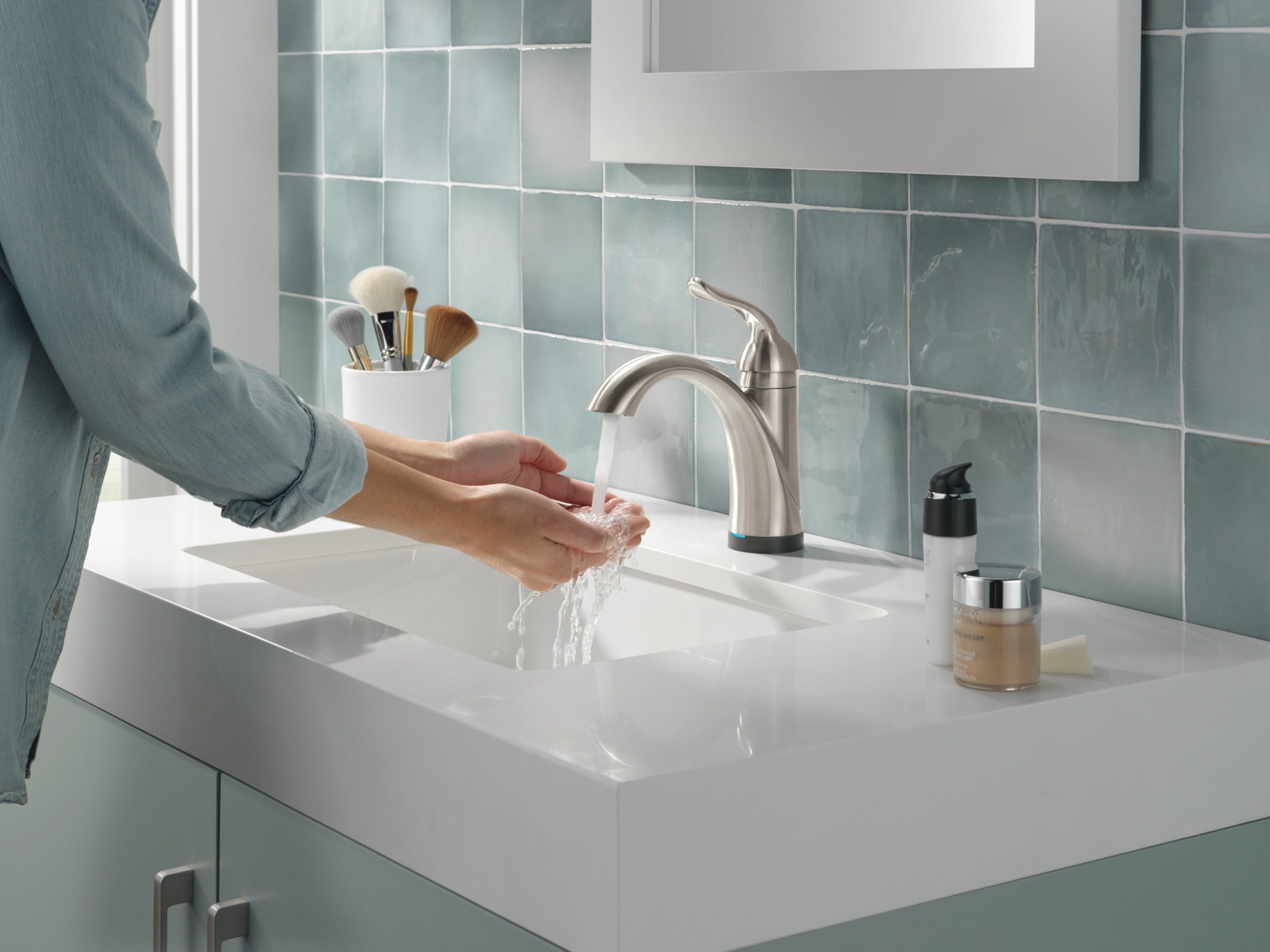 Delta Lahara® Touch2O® Bathroom Faucet with Touchless Technology