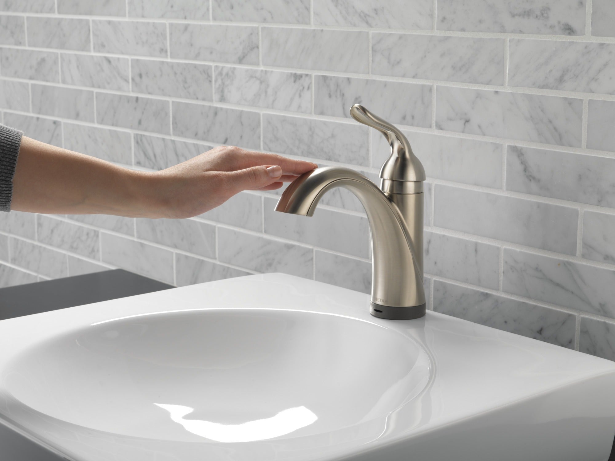 Delta Lahara® Touch2O® Bathroom Faucet with Touchless Technology