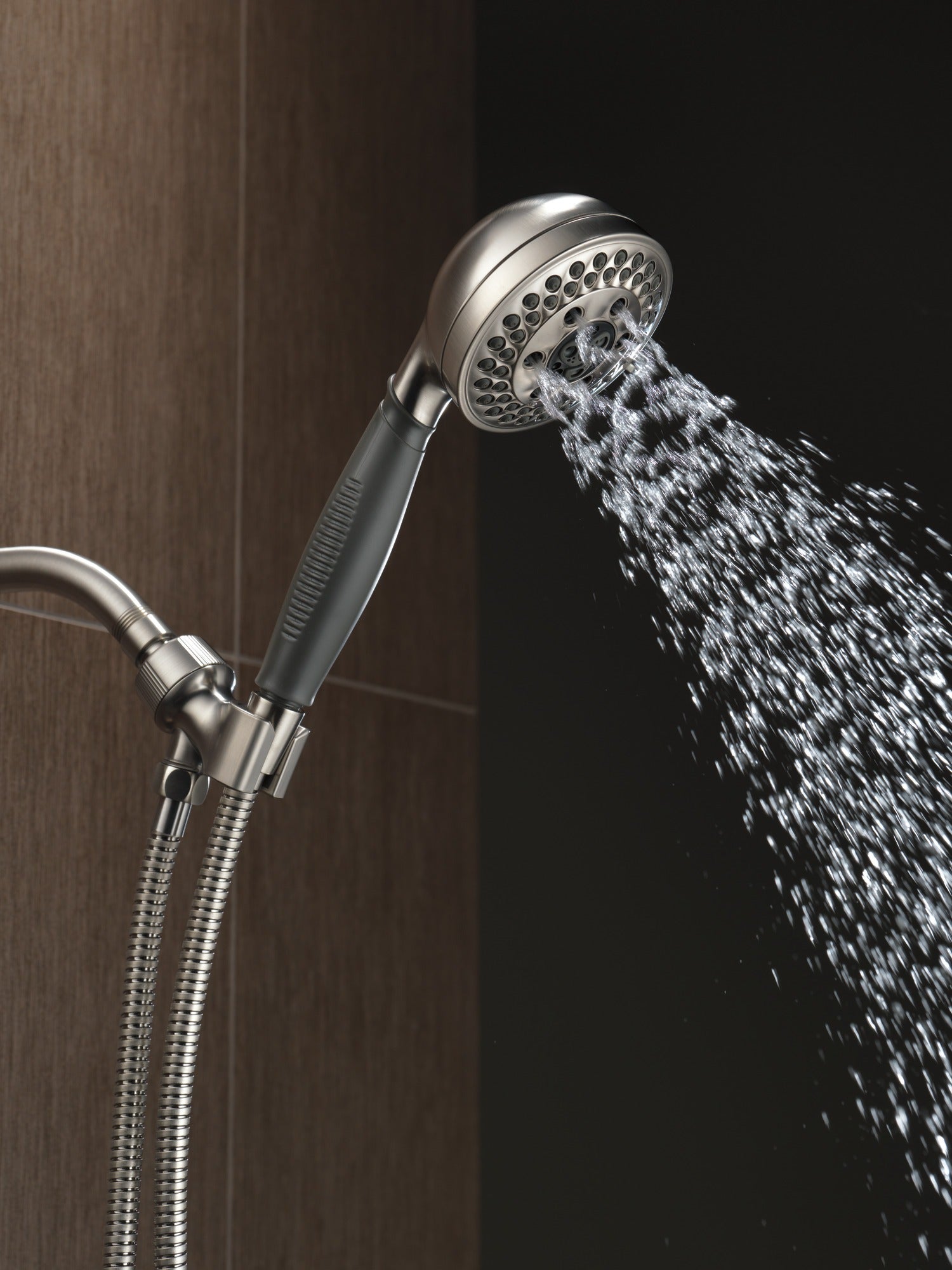 Delta Universal Showering Components H2OKinetic® 5-Setting Shower Mount Hand Shower