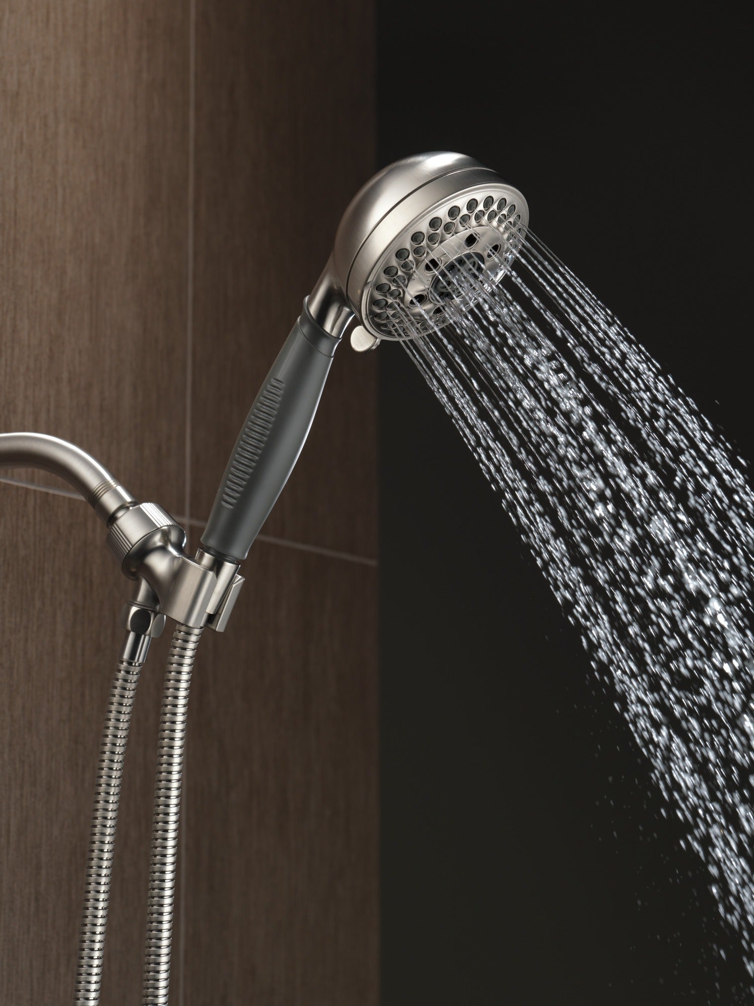 Delta Universal Showering Components H2OKinetic® 5-Setting Shower Mount Hand Shower