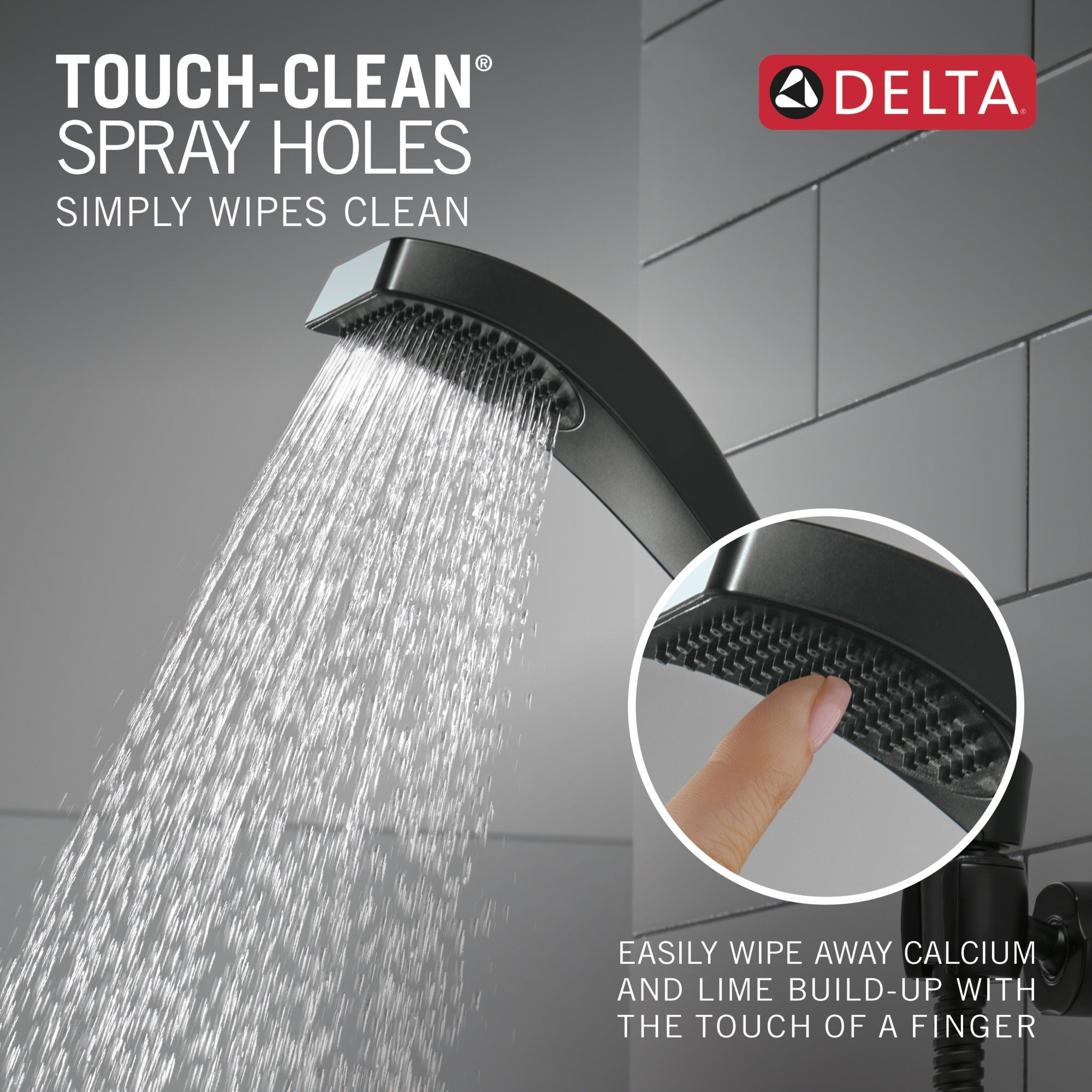 Delta Dryden™ Premium Single-Setting Adjustable Wall Mount Hand Shower
