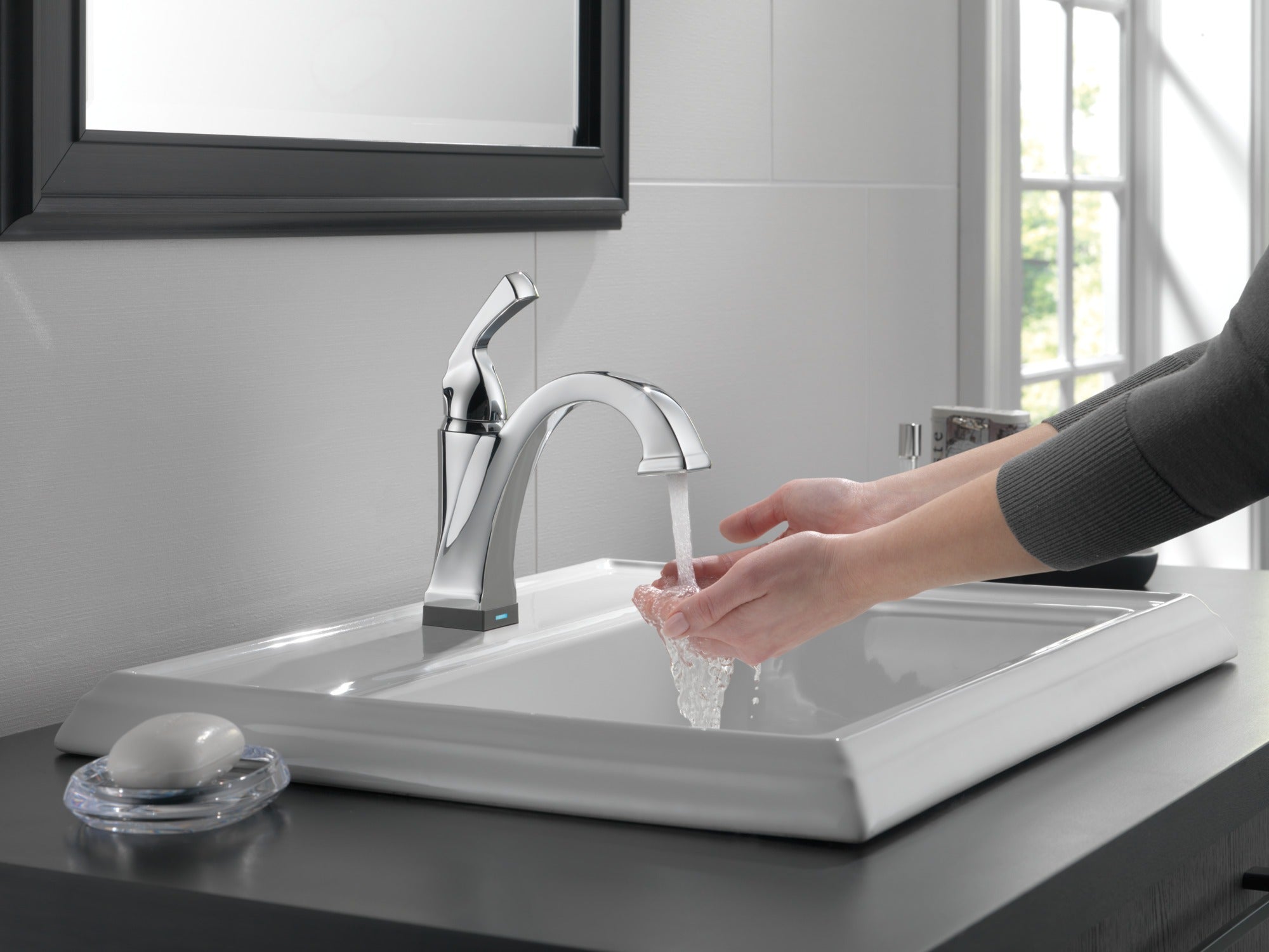 Delta Dryden™ Touch2O® Bathroom Faucet with Touchless Technology