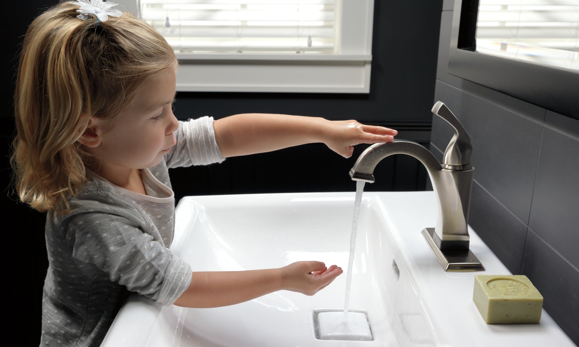 Delta Dryden™ Touch2O® Bathroom Faucet with Touchless Technology