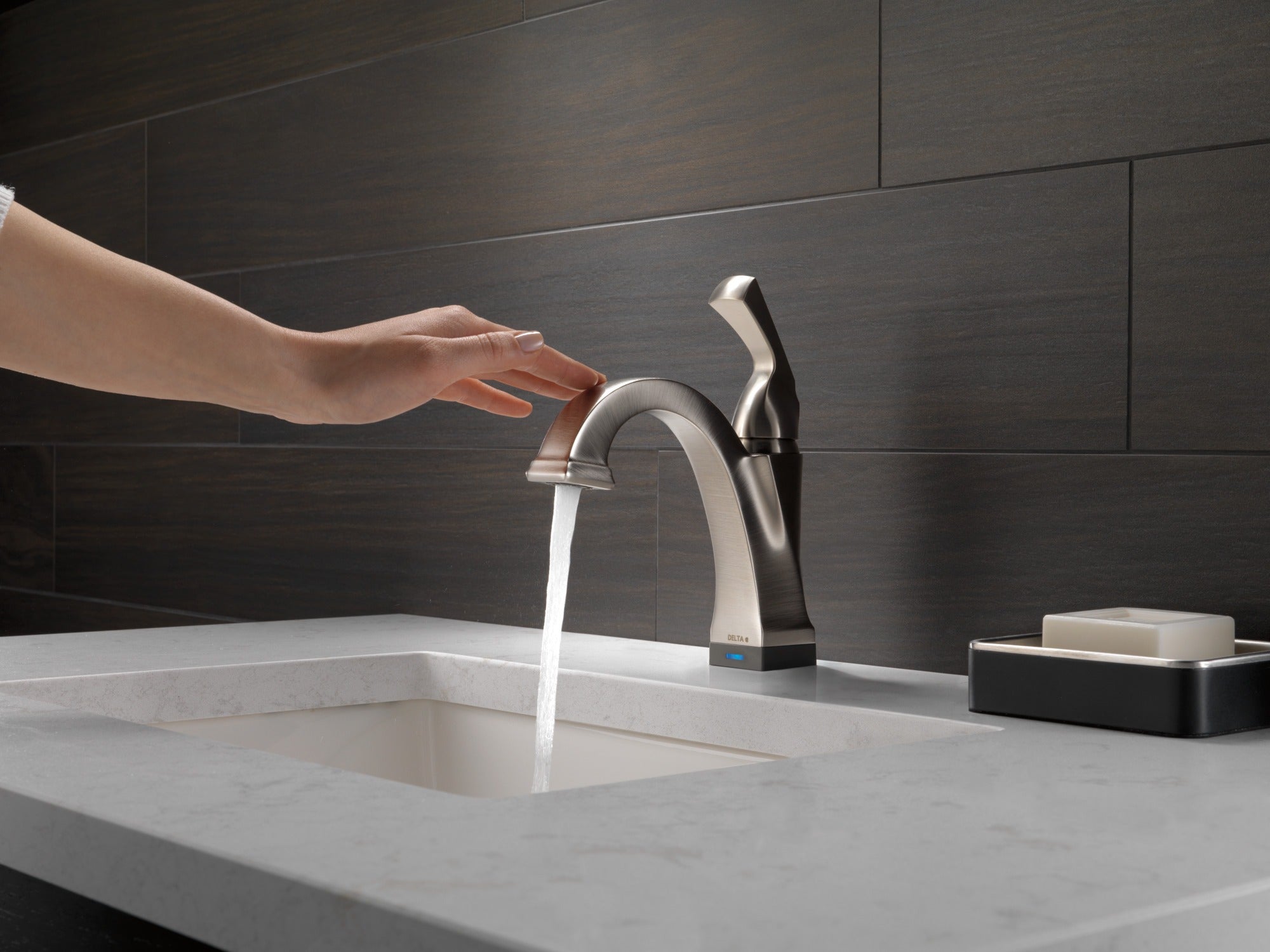 Delta Dryden™ Touch2O® Bathroom Faucet with Touchless Technology