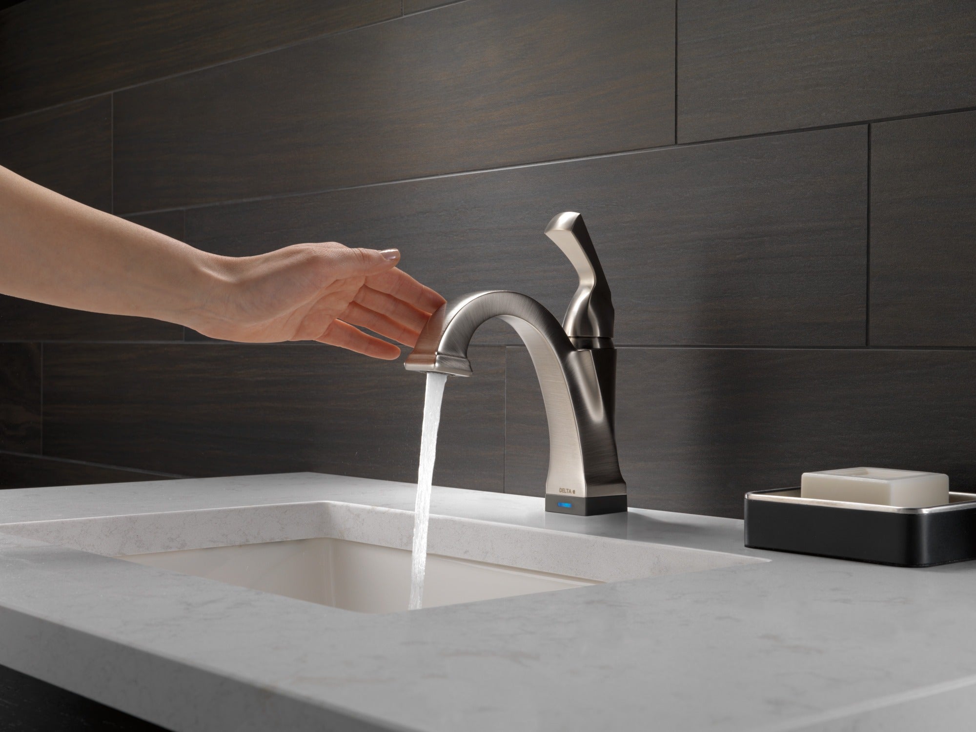 Delta Dryden™ Touch2O® Bathroom Faucet with Touchless Technology