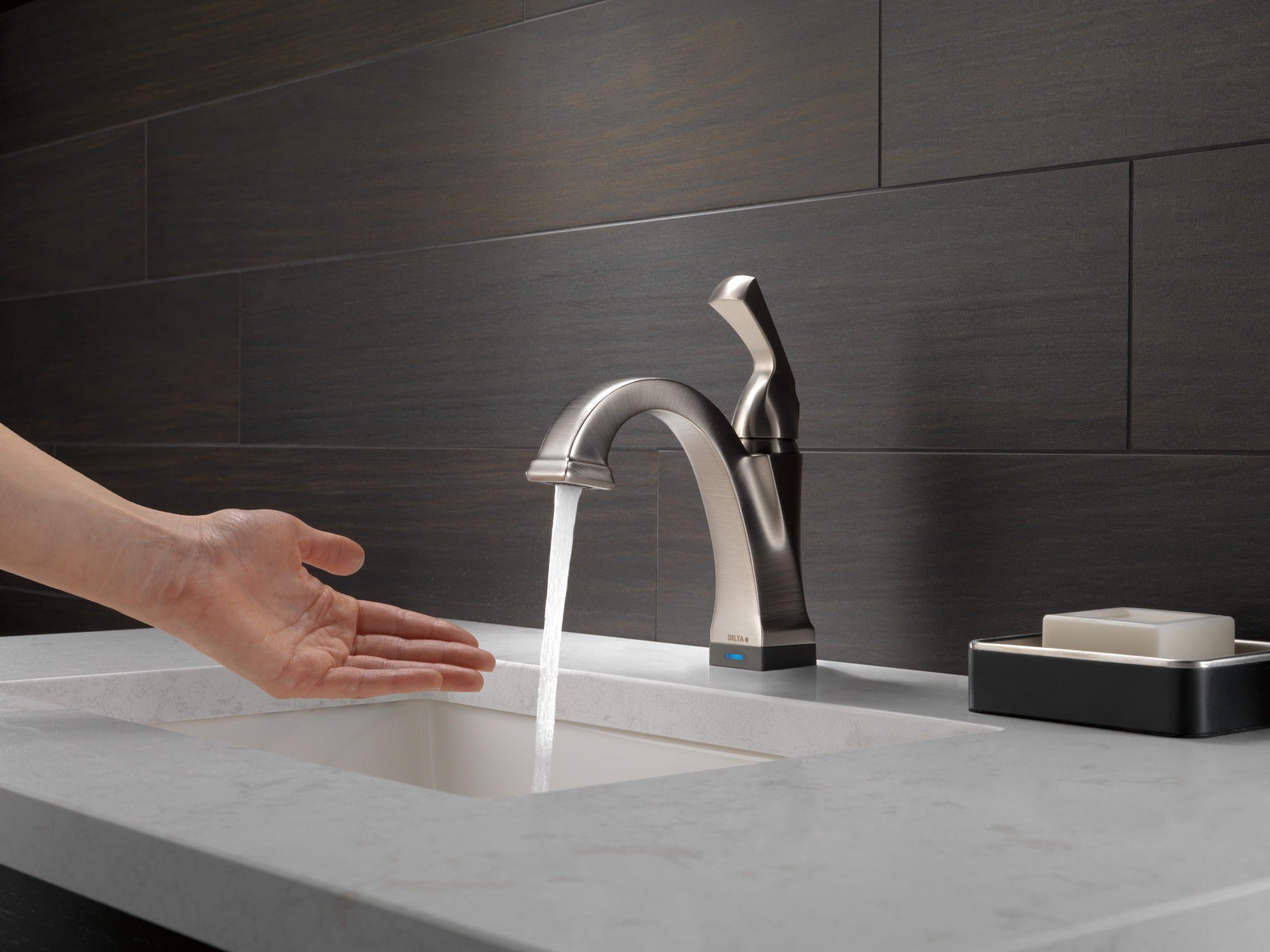 Delta Dryden™ Touch2O® Bathroom Faucet with Touchless Technology