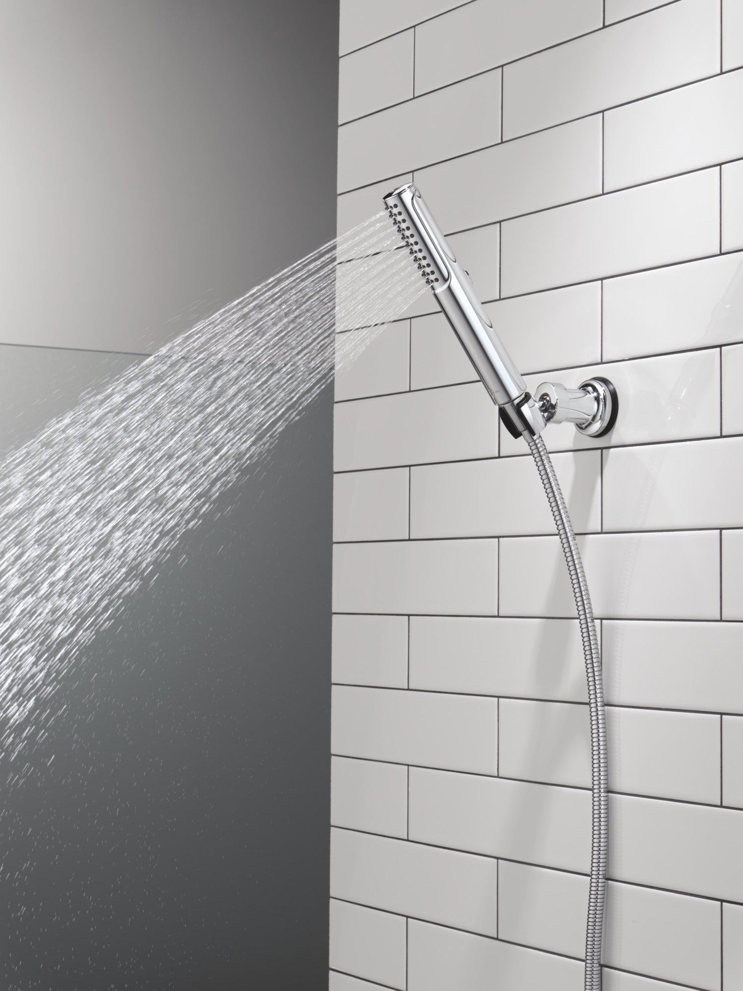 Delta Universal Showering Components 2-Setting Hand Shower with ProClean™ Spray – Wall Mount