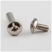 Hardware Resources 2 Piece Nickel Plated Connector Bolt for 8 mm Drilling and 31 mm - 41 mm Panel Thickness - Bag of 400
