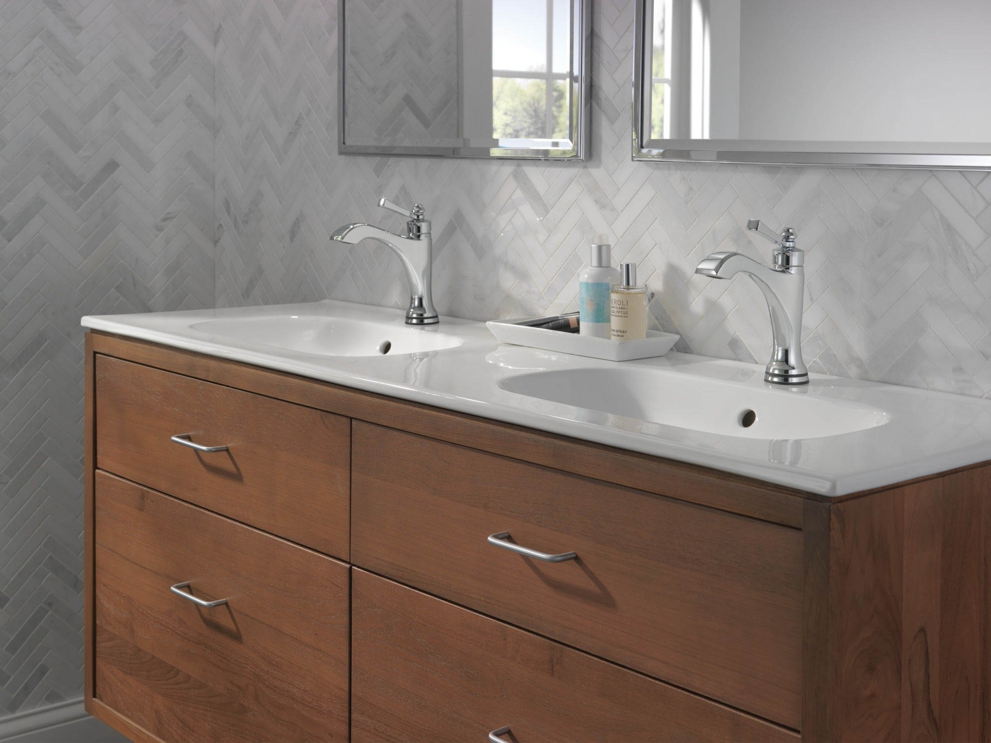Delta Dorval™ Touch2O® Bathroom Faucet with Touchless Technology