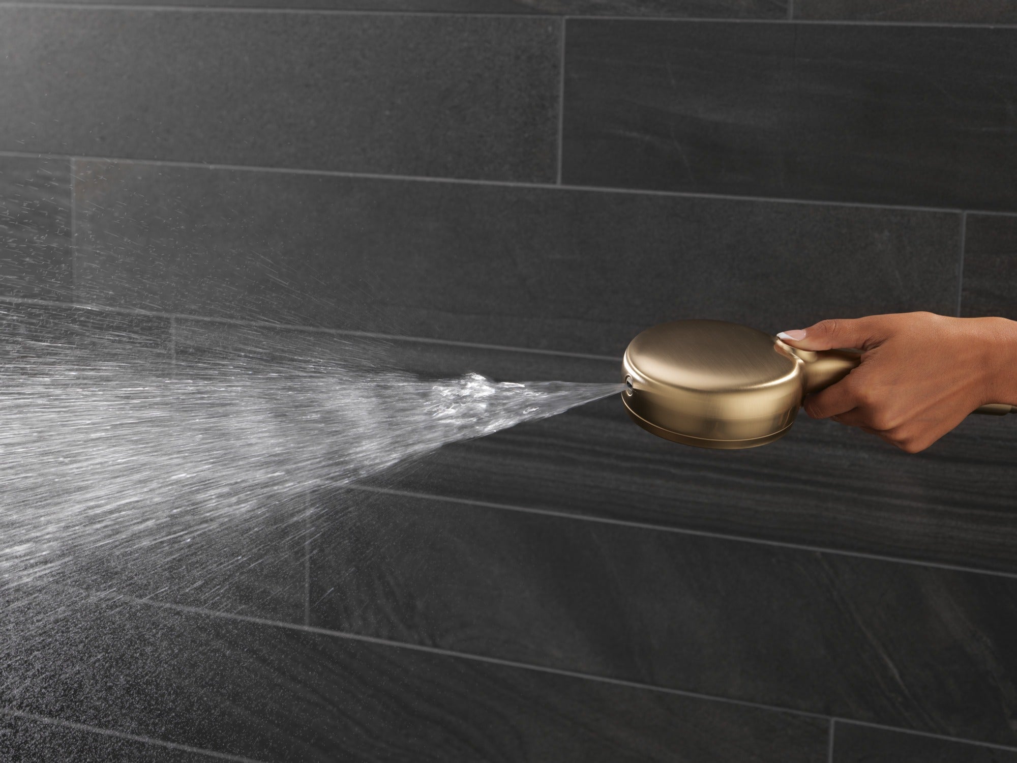 Delta Universal Showering Components 7-Setting Wall Mount Hand Shower with Cleaning Spray