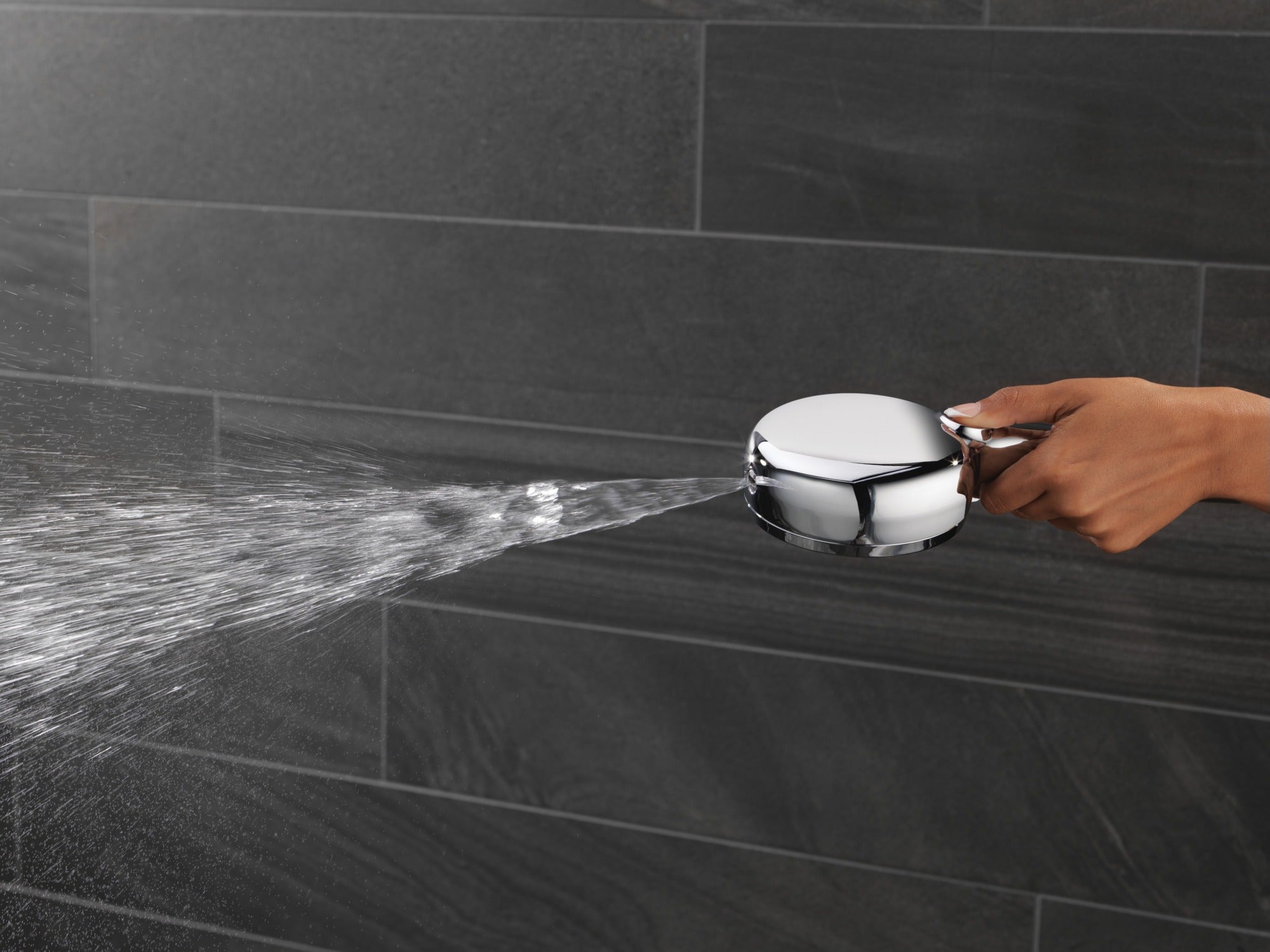Delta Universal Showering Components 7-Setting Wall Mount Hand Shower with Cleaning Spray