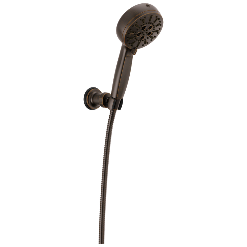 Delta Universal Showering Components 7-Setting Wall Mount Hand Shower with Cleaning Spray
