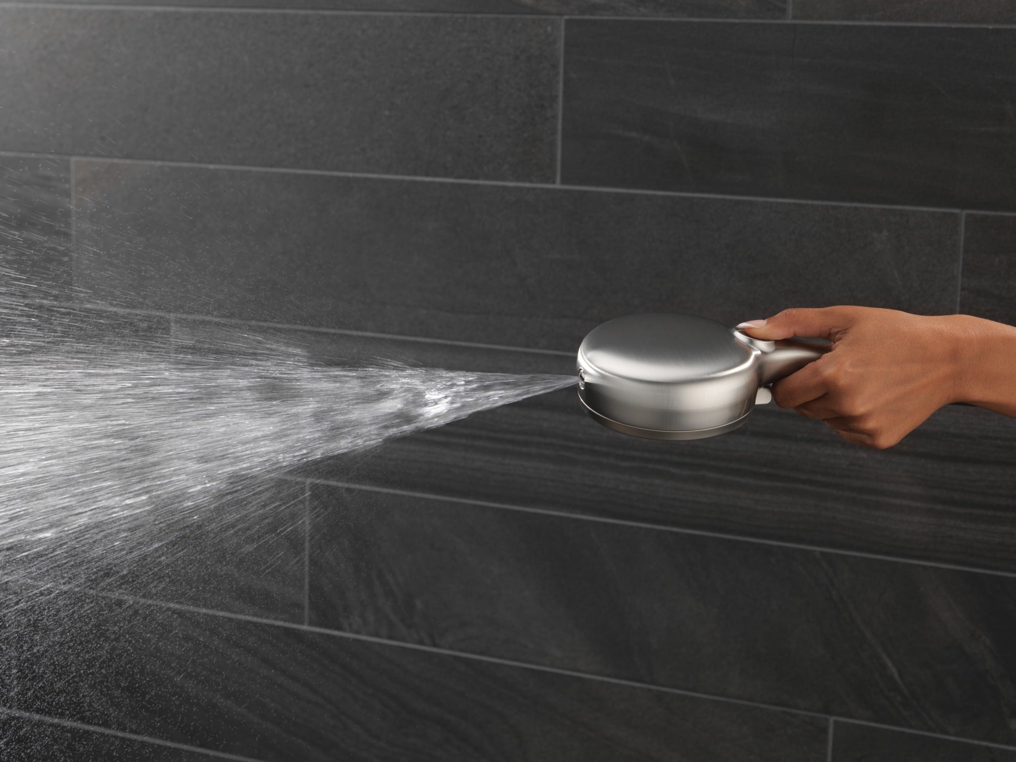 Delta Universal Showering Components 7-Setting Wall Mount Hand Shower with Cleaning Spray