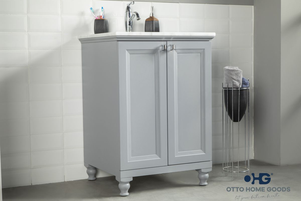 Isabel 24" Gray Bathroom Cabinet