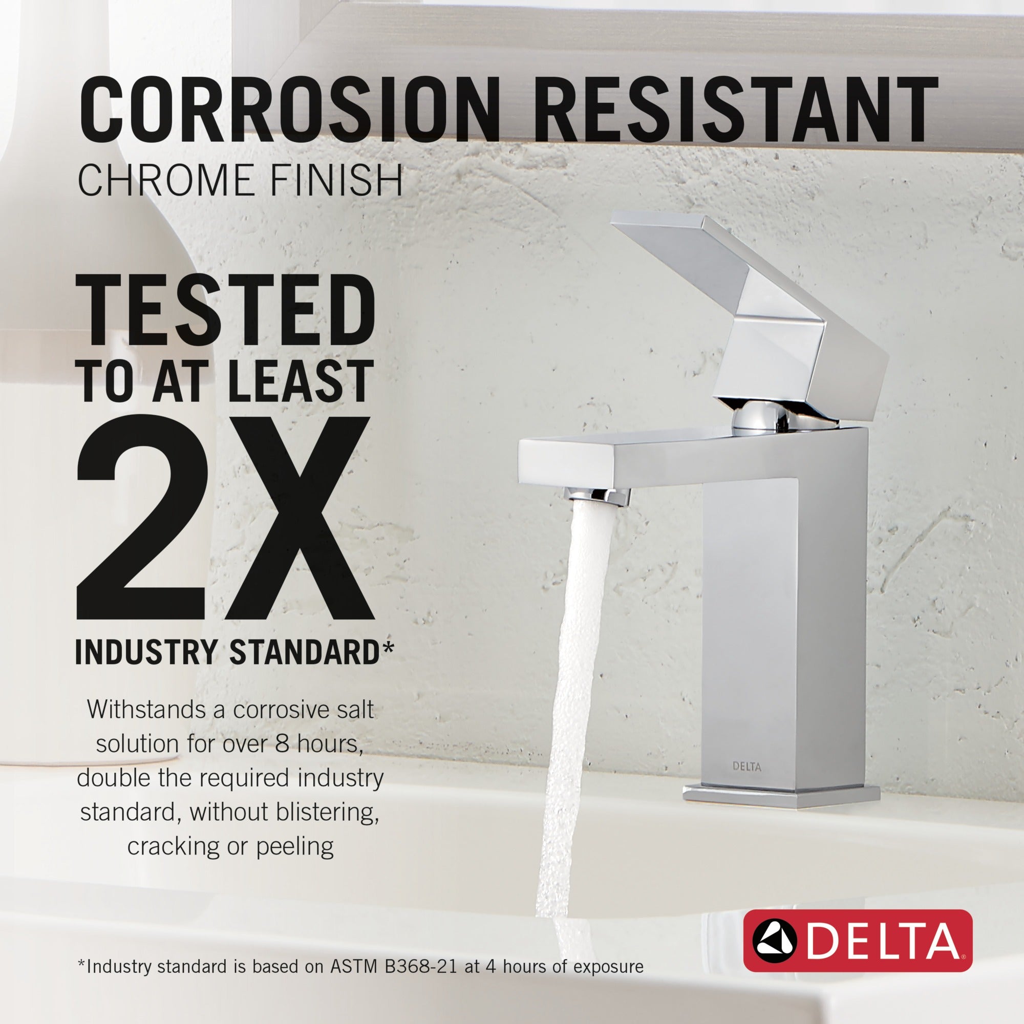 Delta Modern Single Handle Project Pack Faucet- Low Flow