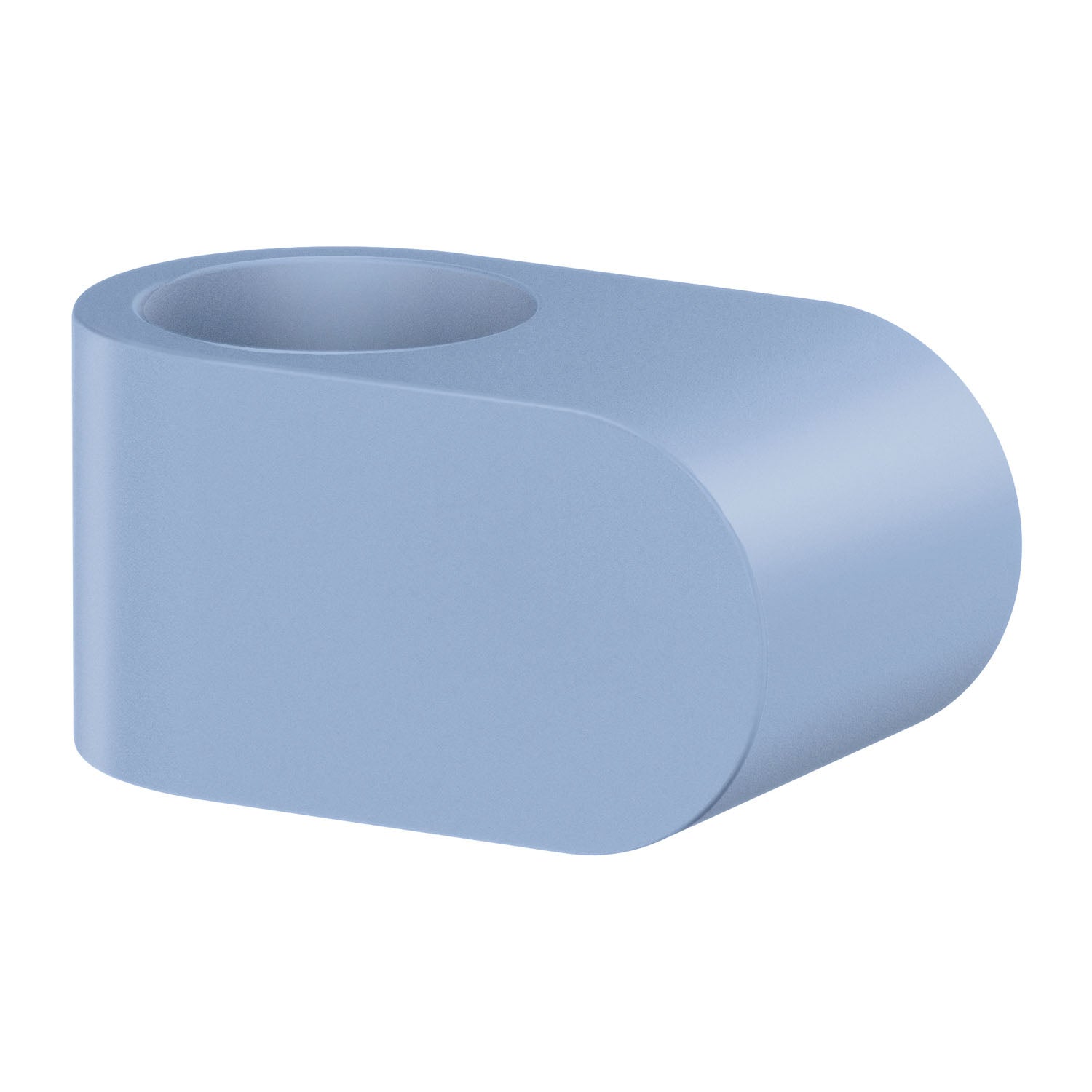 BESLAGSBODEN - Door stop for handle, Black rubber, Length 34 mm