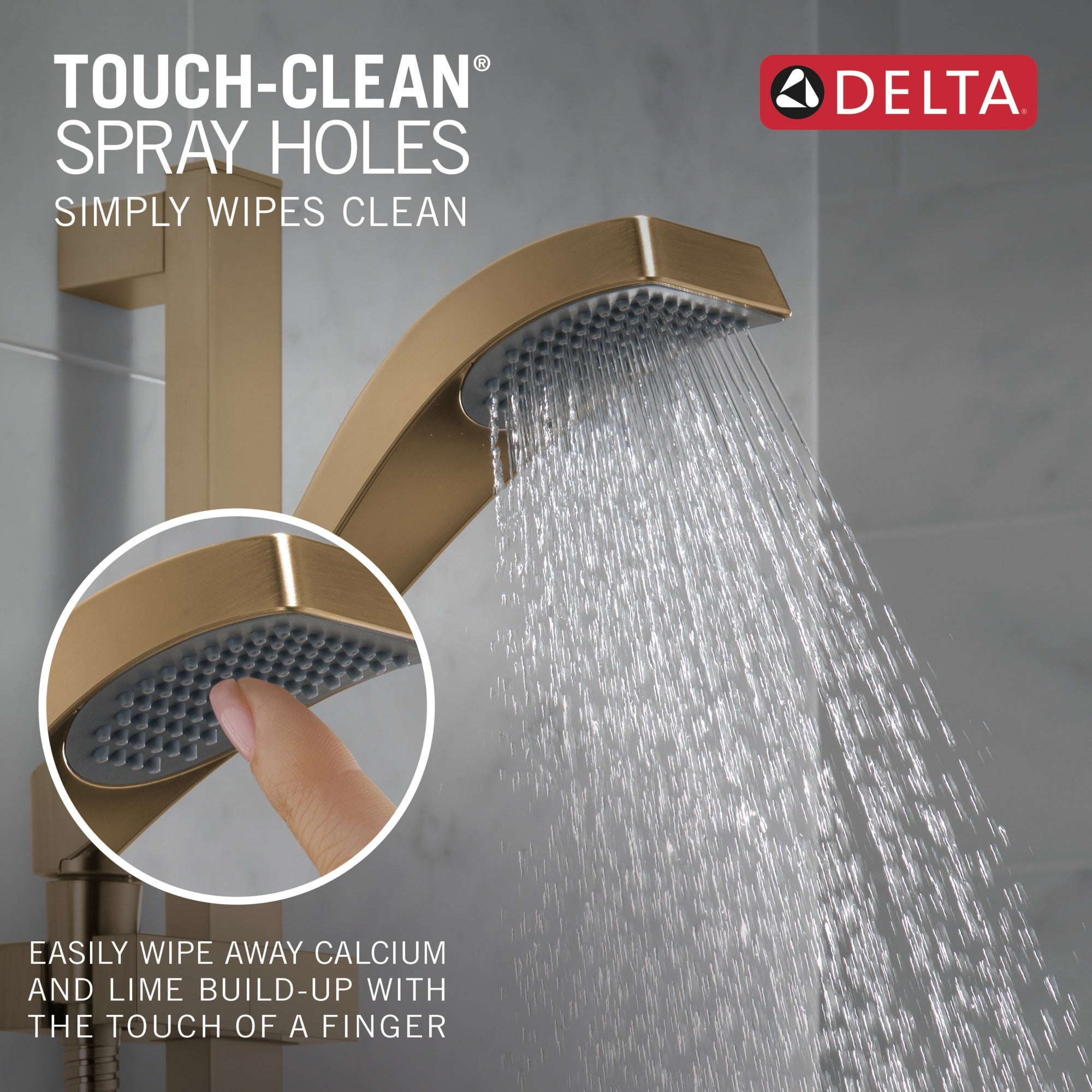 Delta Dryden™ Premium Single-Setting Slide Bar Hand Shower