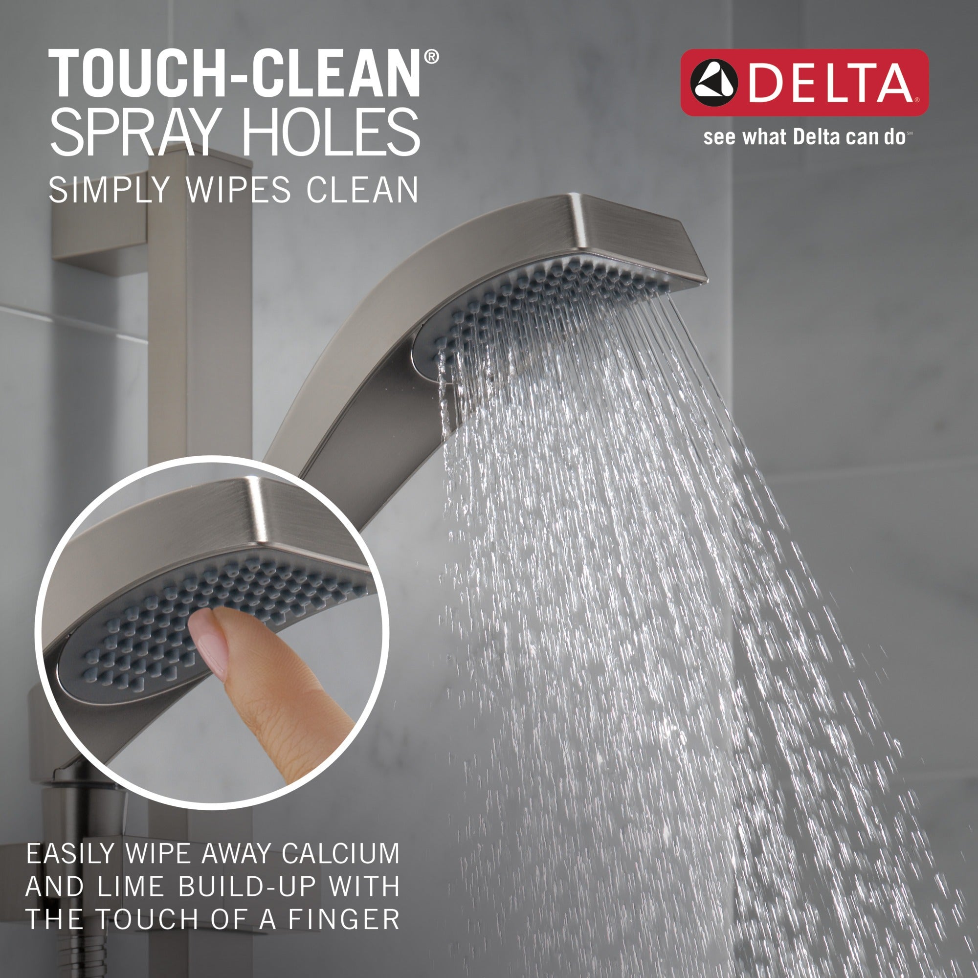 Delta Dryden™ Premium Single-Setting Slide Bar Hand Shower