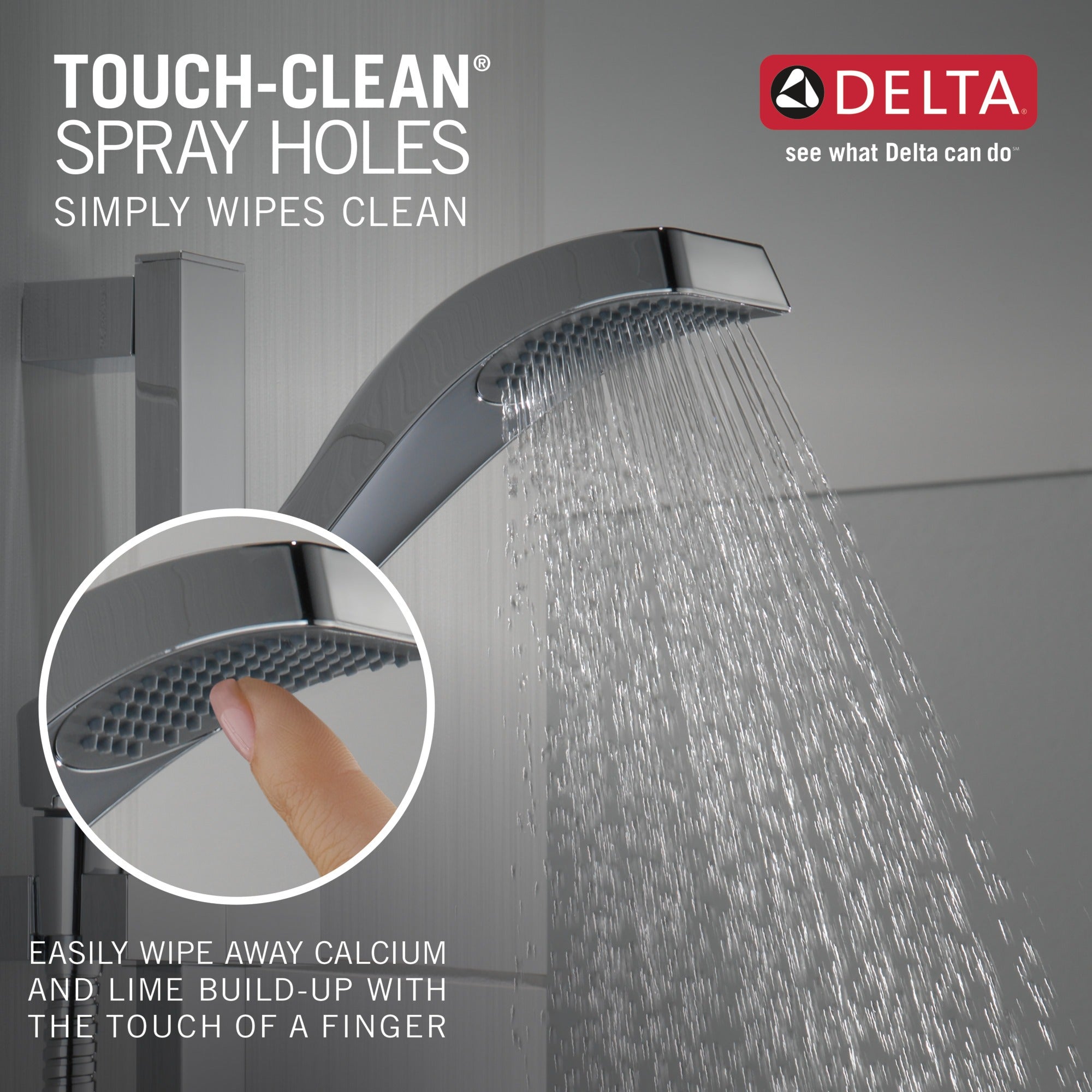 Delta Dryden™ Premium Single-Setting Slide Bar Hand Shower