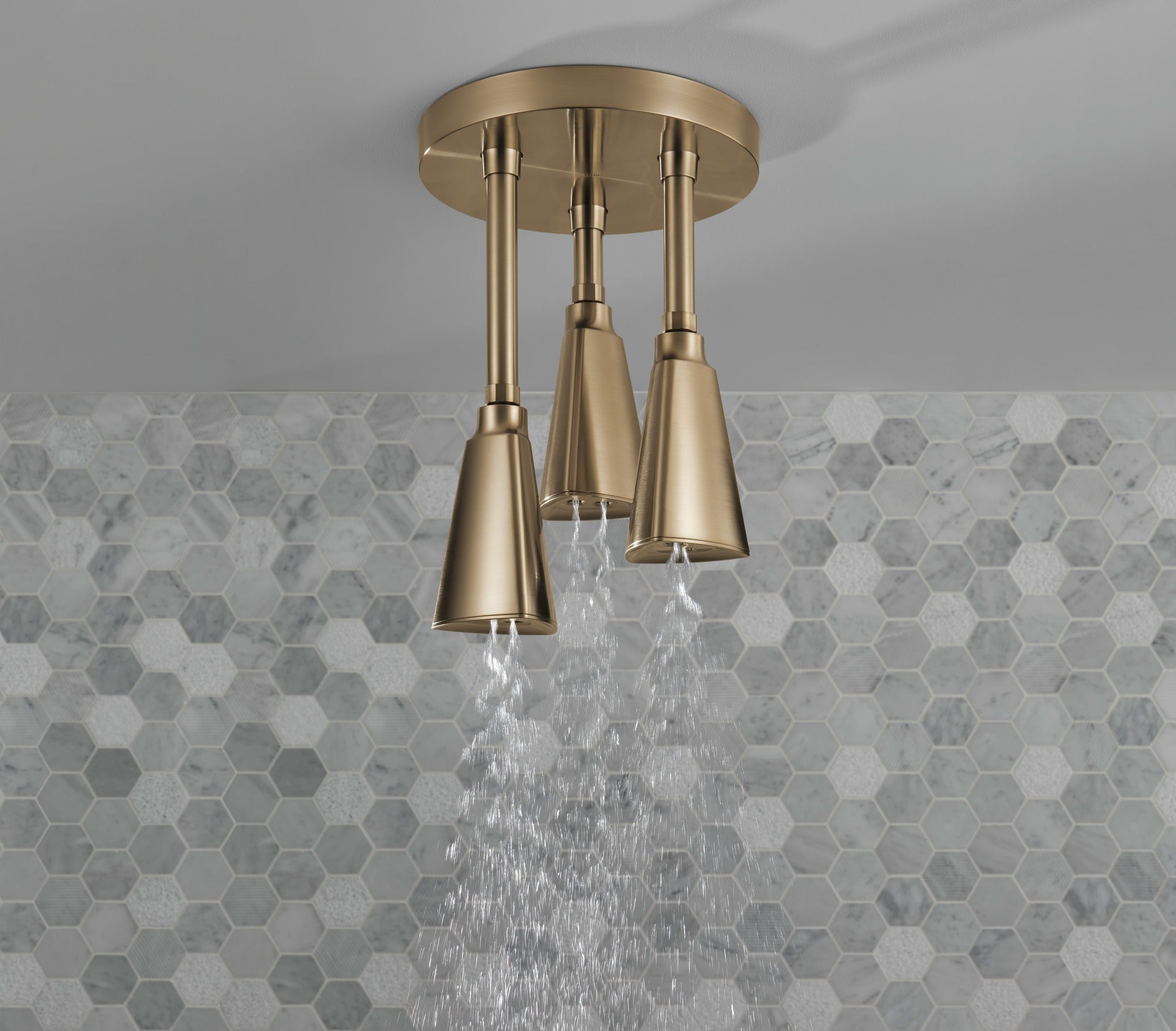 Delta Universal Showering Components H2OKinetic® Pendant Raincan Shower Head