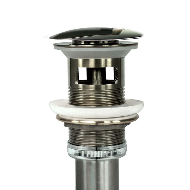 Nantucket Chrome Finish Umbrella Drain With Overflow NS-UDC-OF