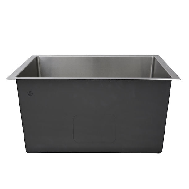 Pro Series Rectangle Single Bowl Undermount Small Radius Corners Stainless Steel Kitchen Sink  