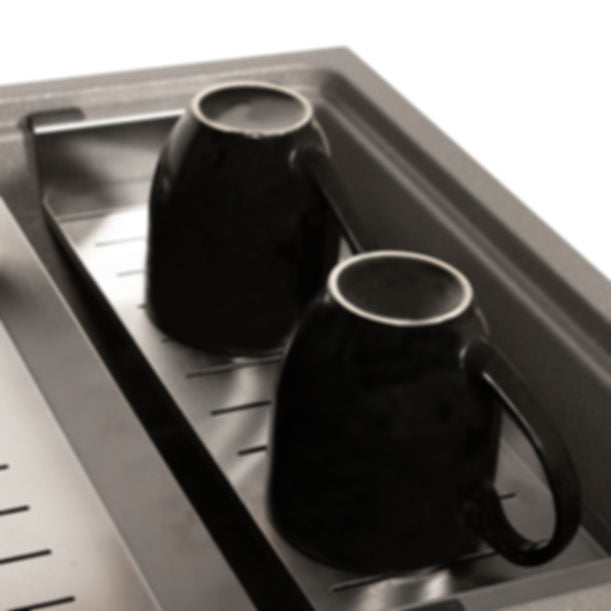 Nantucket 30" Dualmount Granite Composite Prep-Station with Side Set Drain