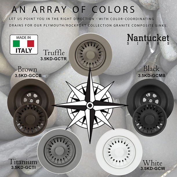 Nantucket 25"" single bowl granite composite sink