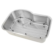 Nantucket MOBYXL-16 Single Bowl Oblong Undermount Stainless Steel Kitchen Sink, 16 Gauge