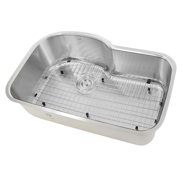 Nantucket MOBYXL-16 Single Bowl Oblong Undermount Stainless Steel Kitchen Sink, 16 Gauge