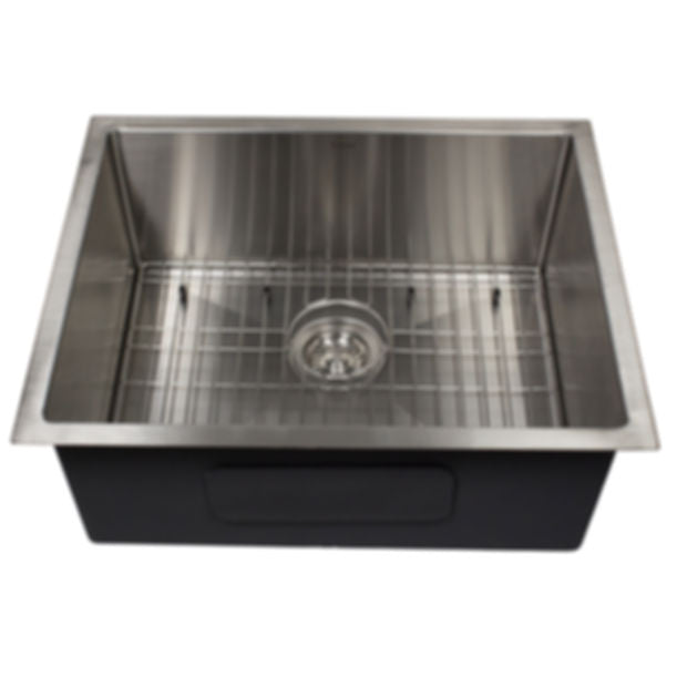 Nantucket AW2318-16 All Weather Rectangle Single Bowl Undermount Small Radius Corners Stainless Steel Kitchen Sink