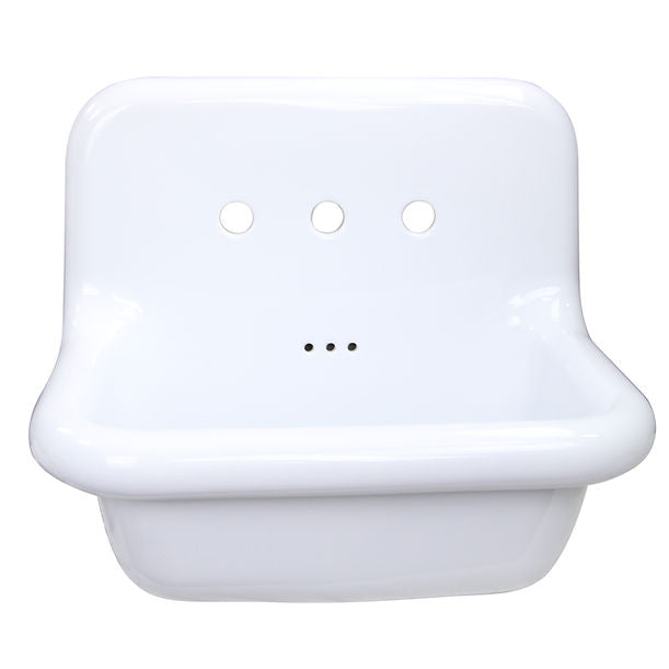 Nantucket Fireclay Utility Sink in all white NS-VC24