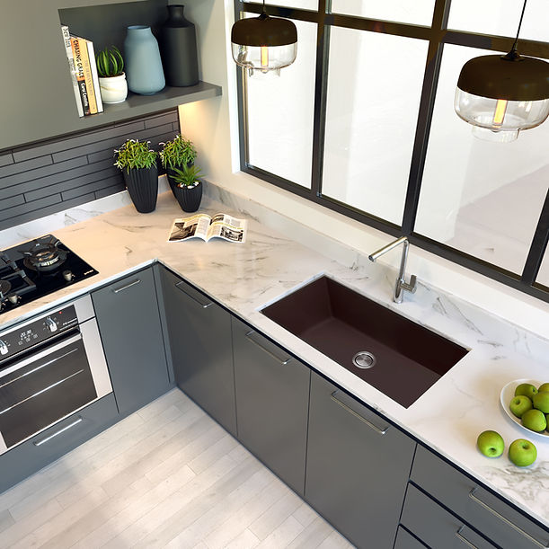 Nantucket 33" Dual-mount Granite Composite Sink