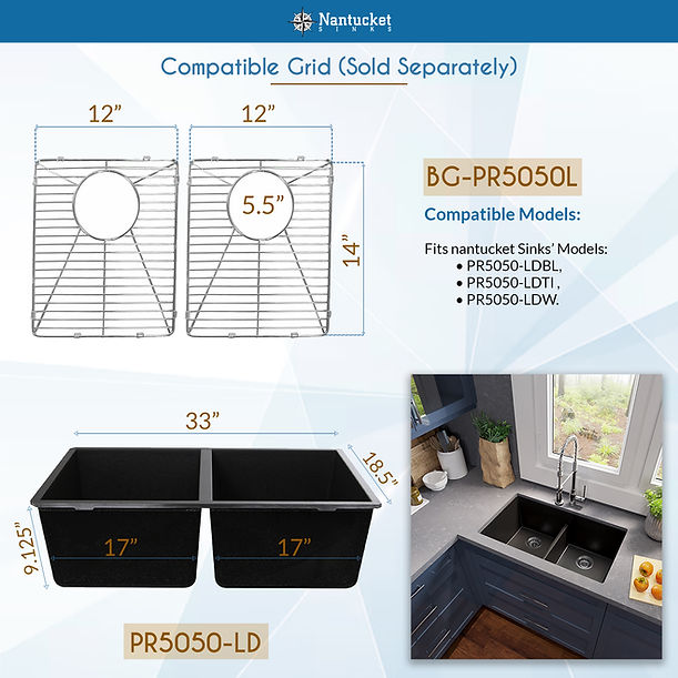 Bottom Grid for the PR5050-LD Series Plymouth Collection Sinks
