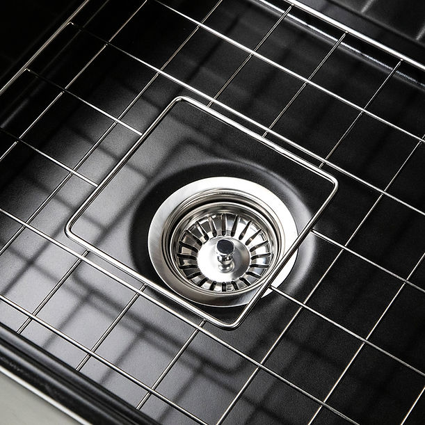 Nantucket 30" Workstation Fireclay Apron Sink Side Drain