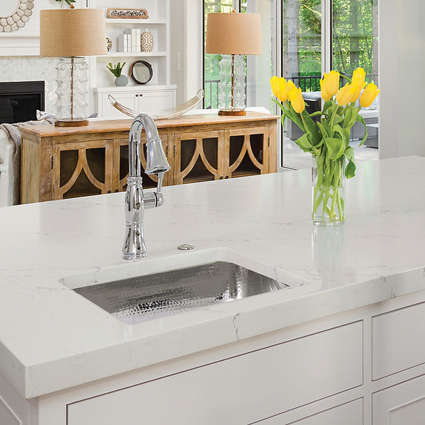 Nantucket RES - 17.5" Hammered Stainless Steel Rectangle Bar Sink