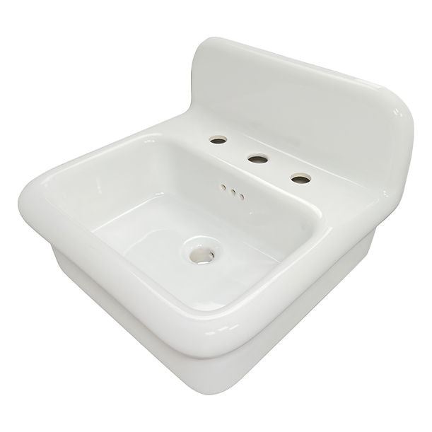 Nantucket Fireclay 30s Style Sink in All White